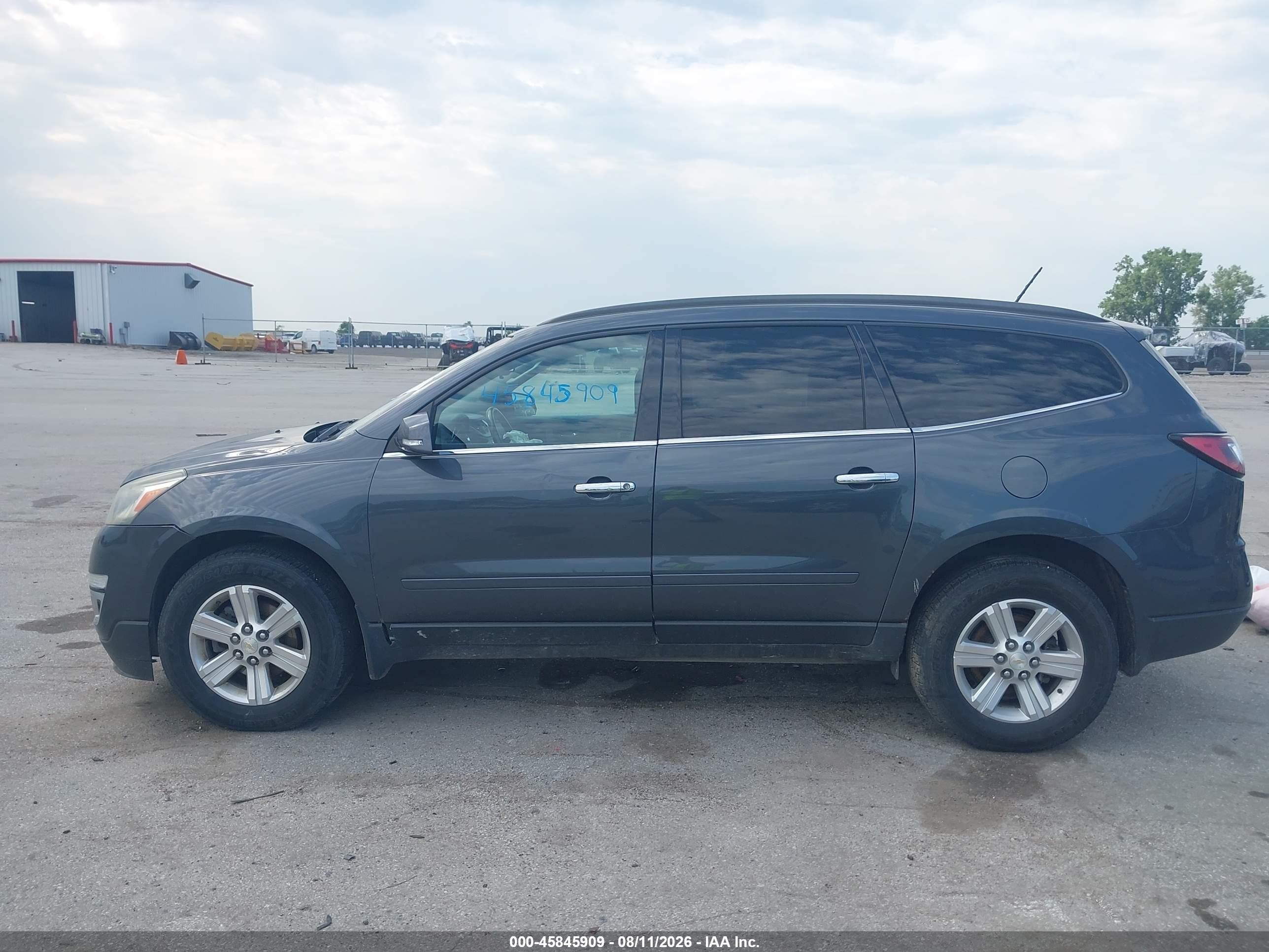 2013 Chevrolet Traverse Lt Gray vin: 1GNKVGKD4DJ196440