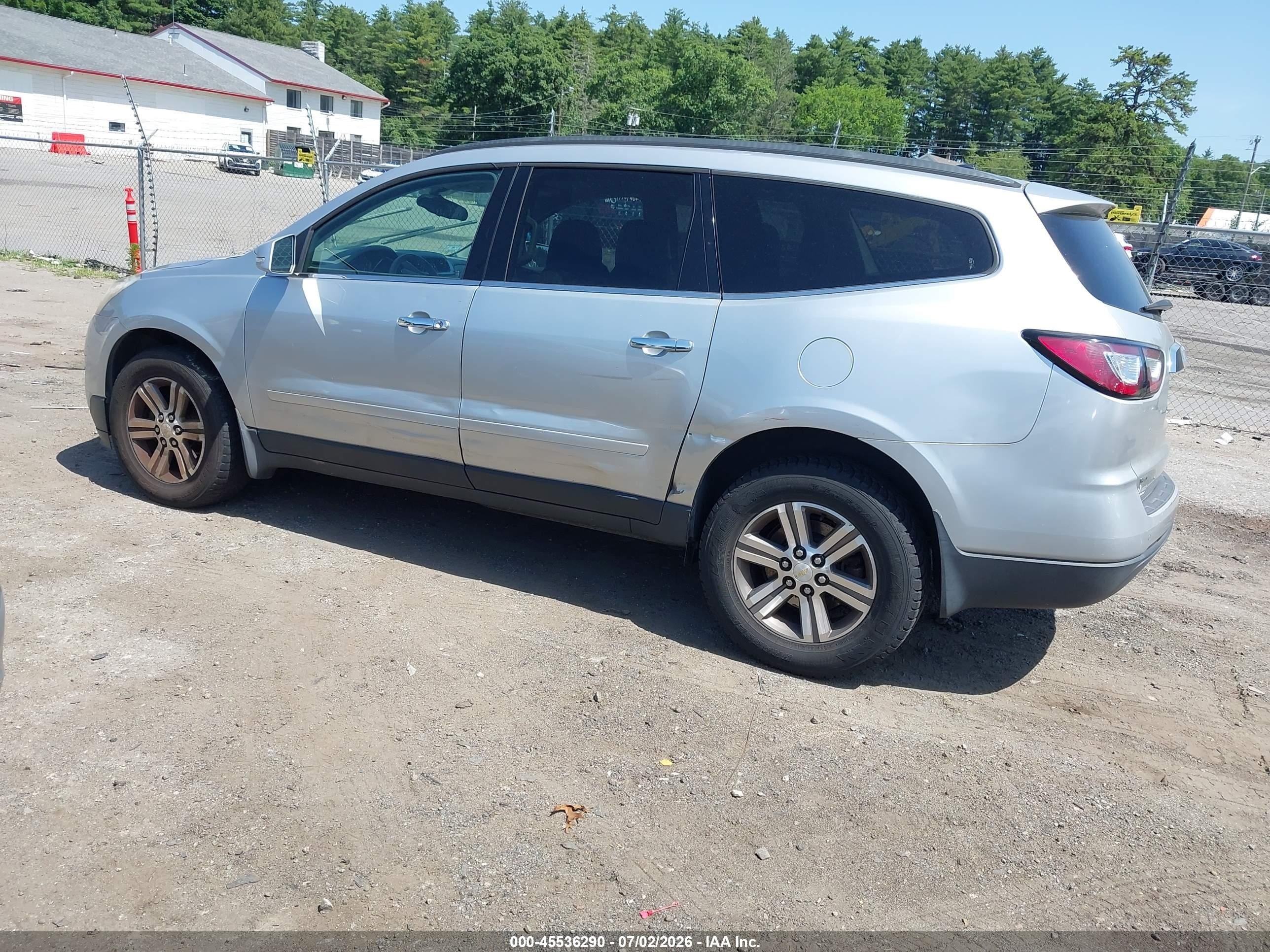 2015 Chevrolet Traverse 1lt Gray vin: 1GNKVGKD4FJ144194