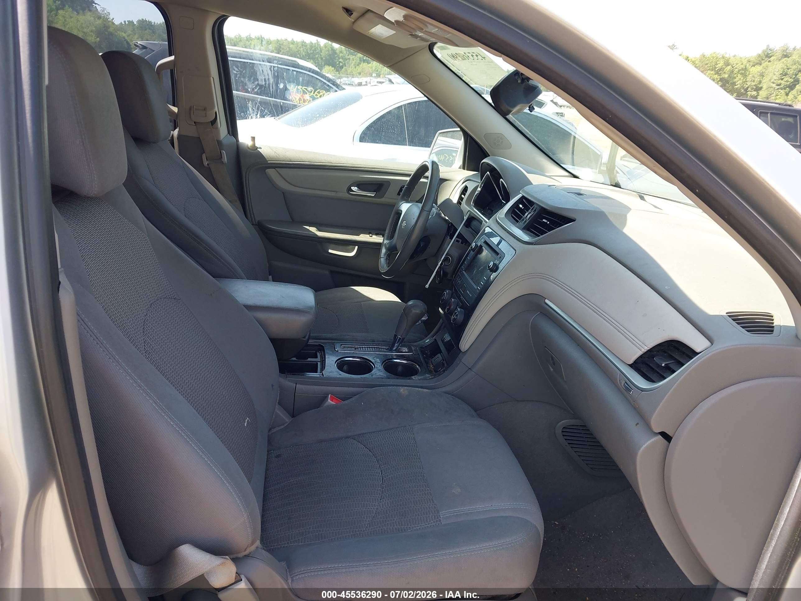 2015 Chevrolet Traverse 1lt Gray vin: 1GNKVGKD4FJ144194