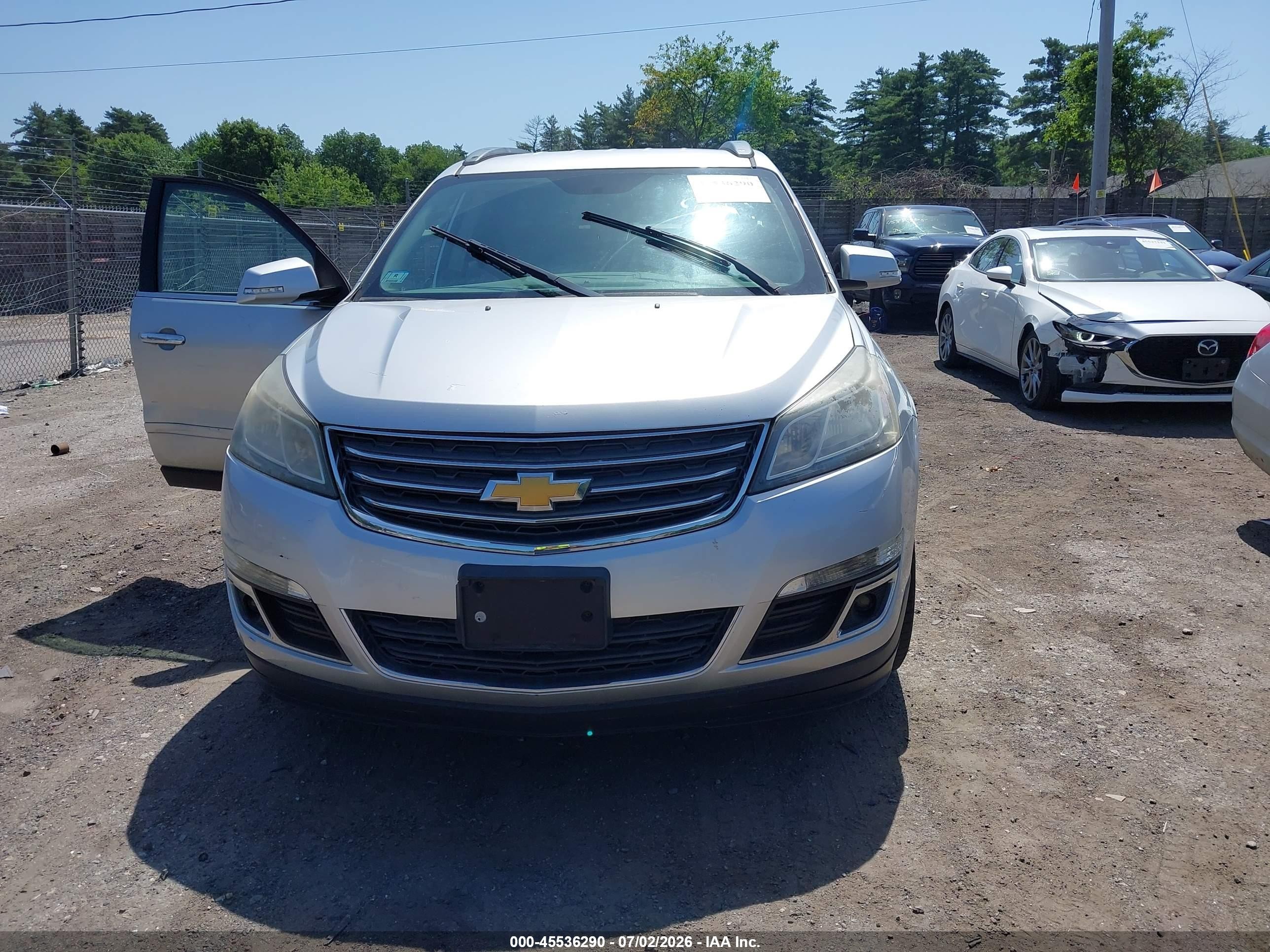 2015 Chevrolet Traverse 1lt Gray vin: 1GNKVGKD4FJ144194