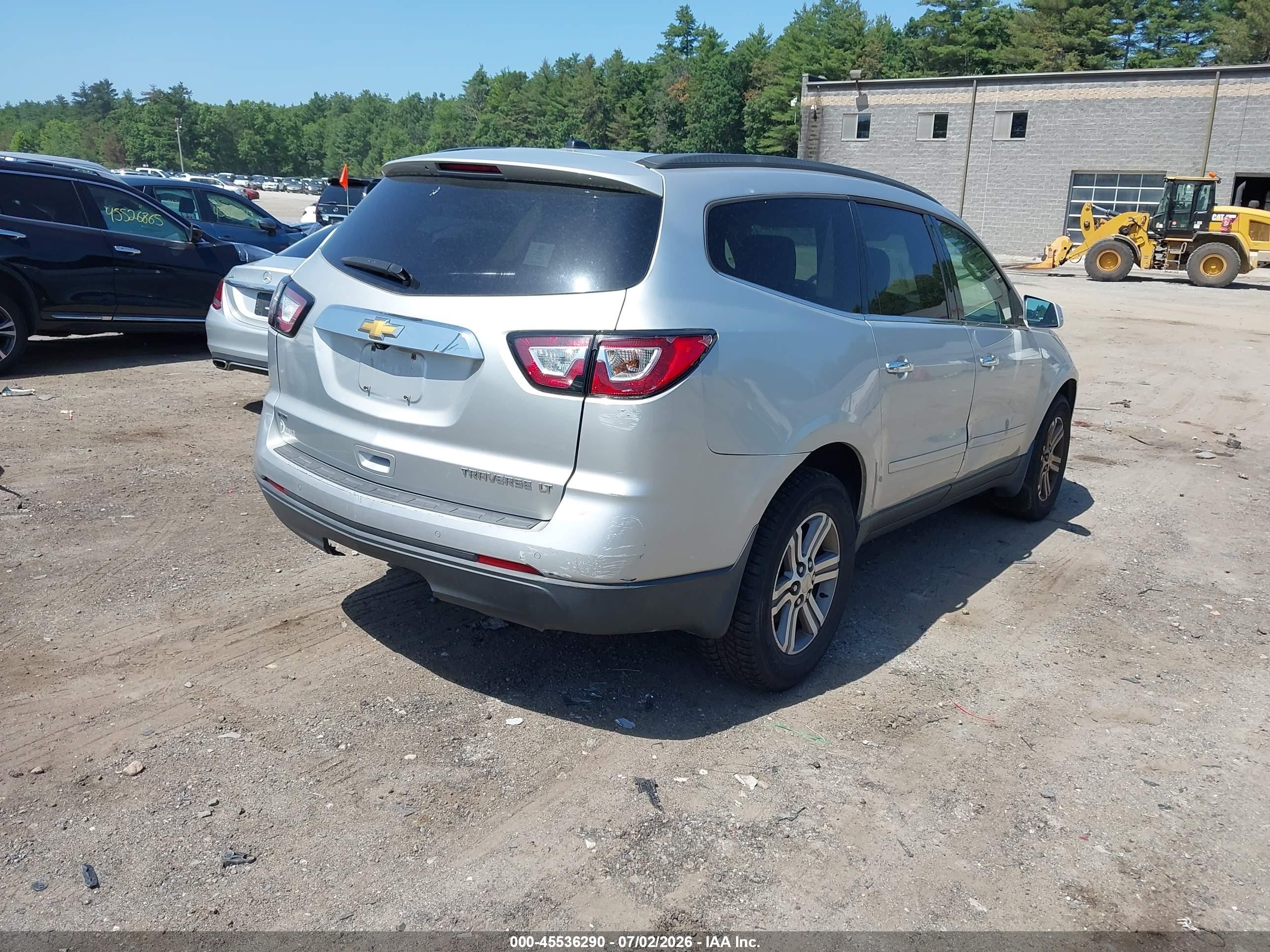 2015 Chevrolet Traverse 1lt Gray vin: 1GNKVGKD4FJ144194