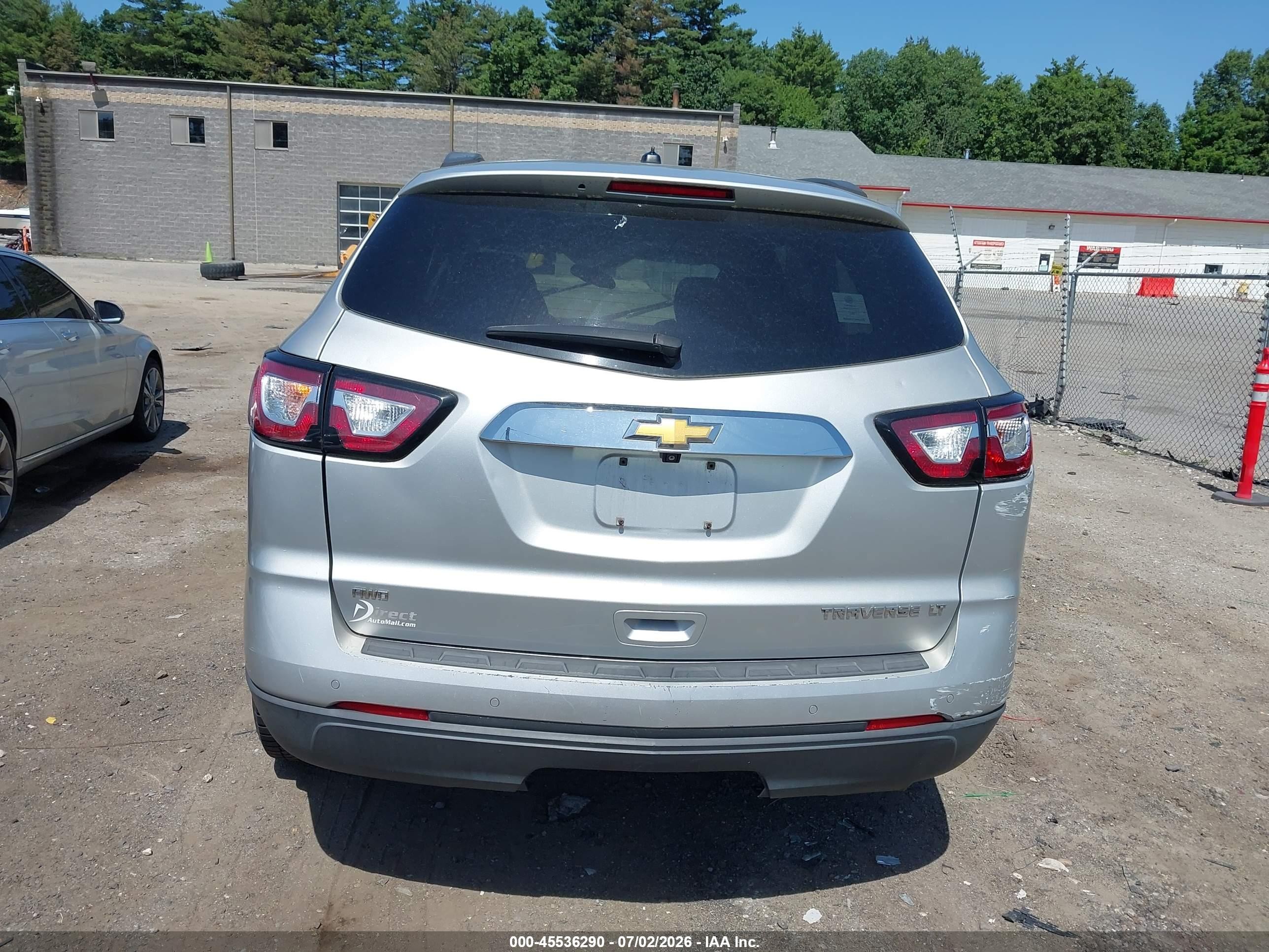 2015 Chevrolet Traverse 1lt Gray vin: 1GNKVGKD4FJ144194