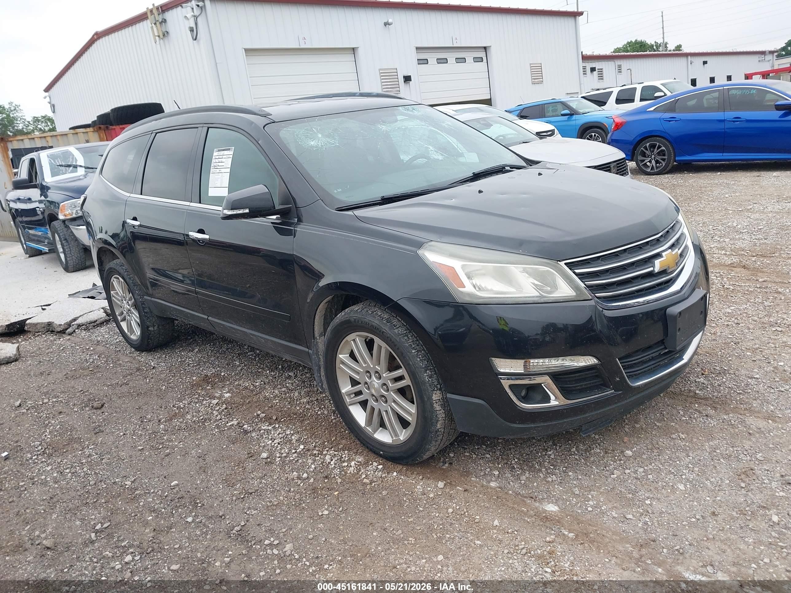 2015 Chevrolet Traverse 1lt Black vin: 1GNKVGKD4FJ270698