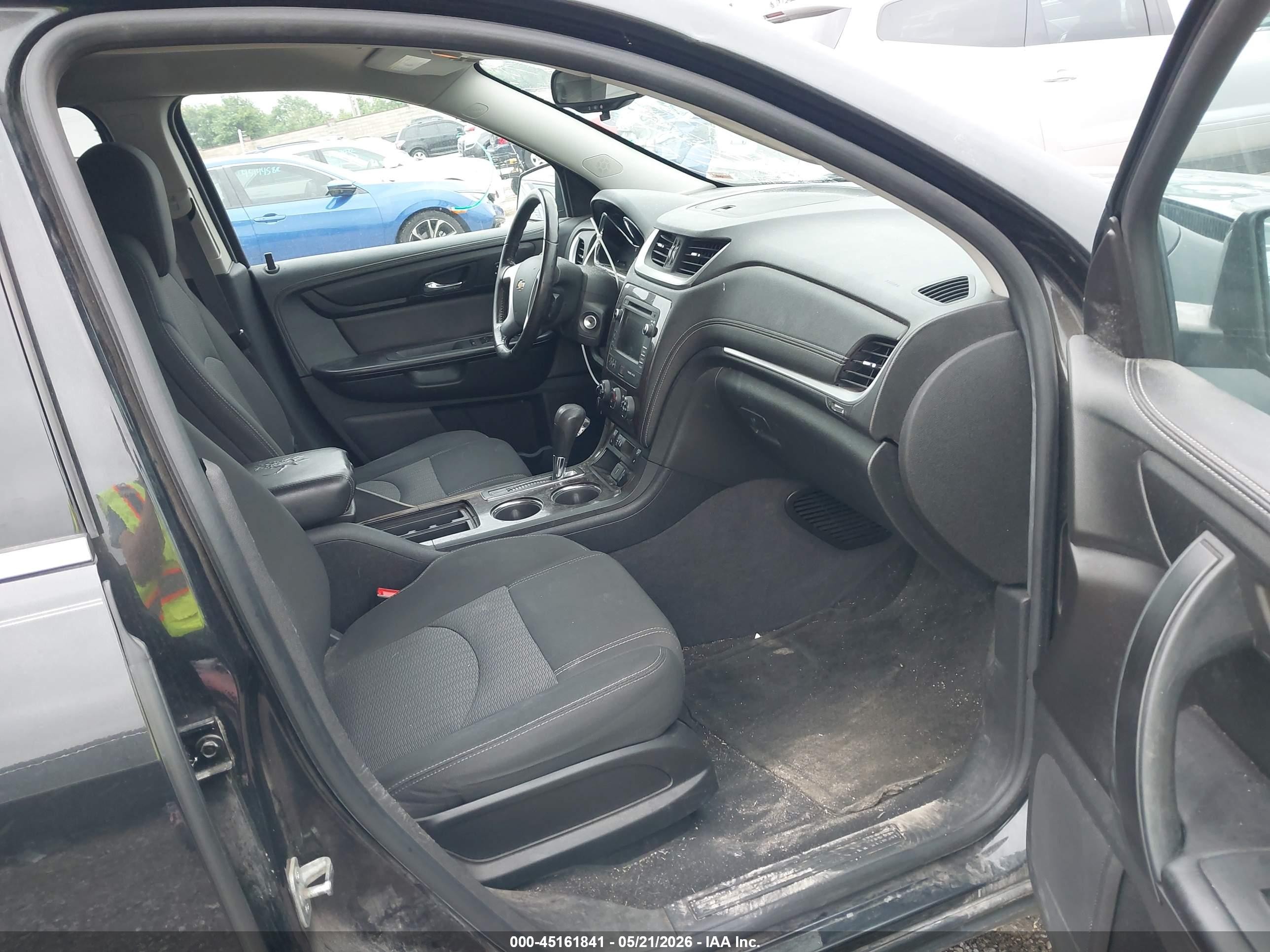 2015 Chevrolet Traverse 1lt Black vin: 1GNKVGKD4FJ270698