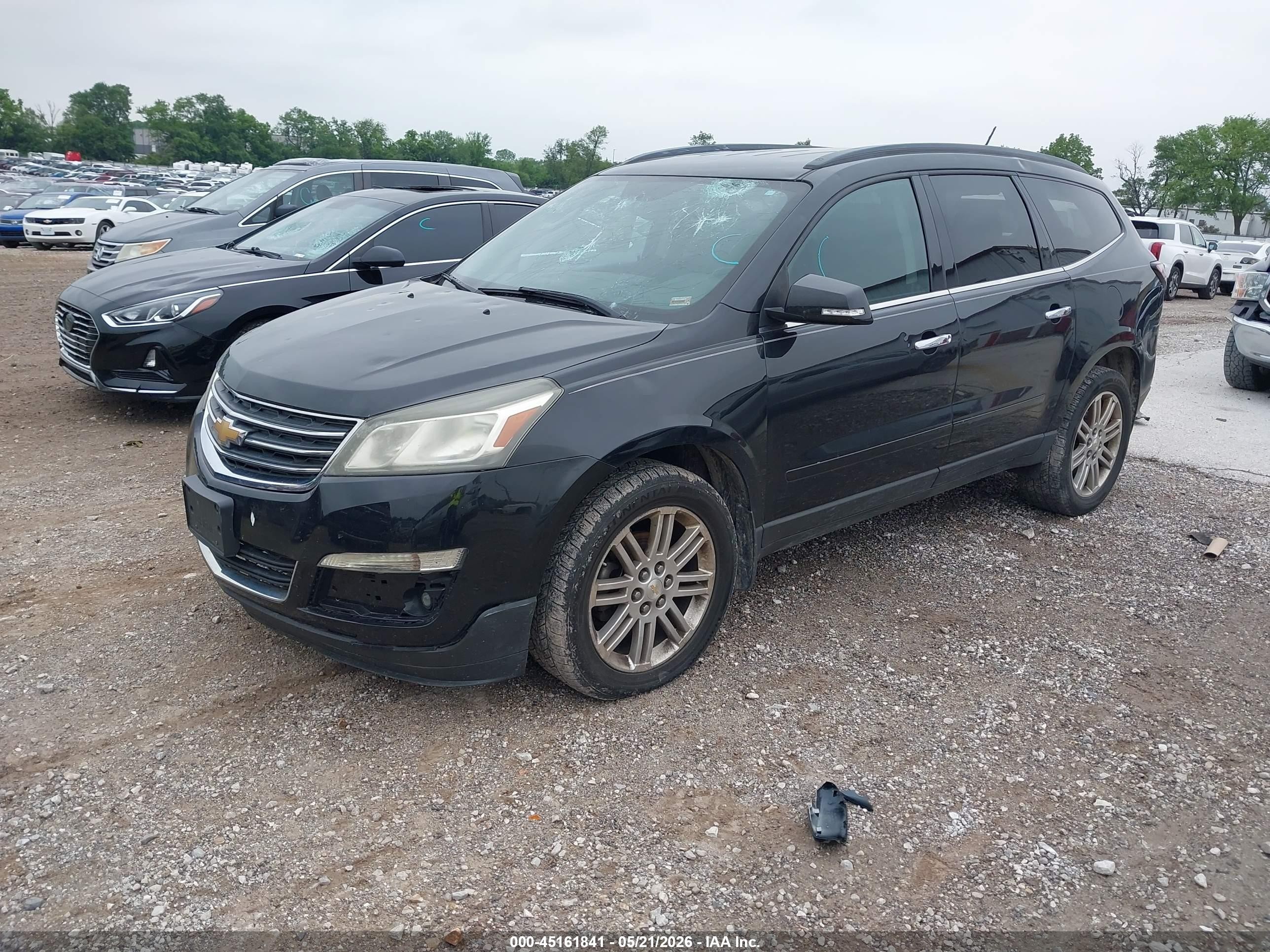 2015 Chevrolet Traverse 1lt Black vin: 1GNKVGKD4FJ270698