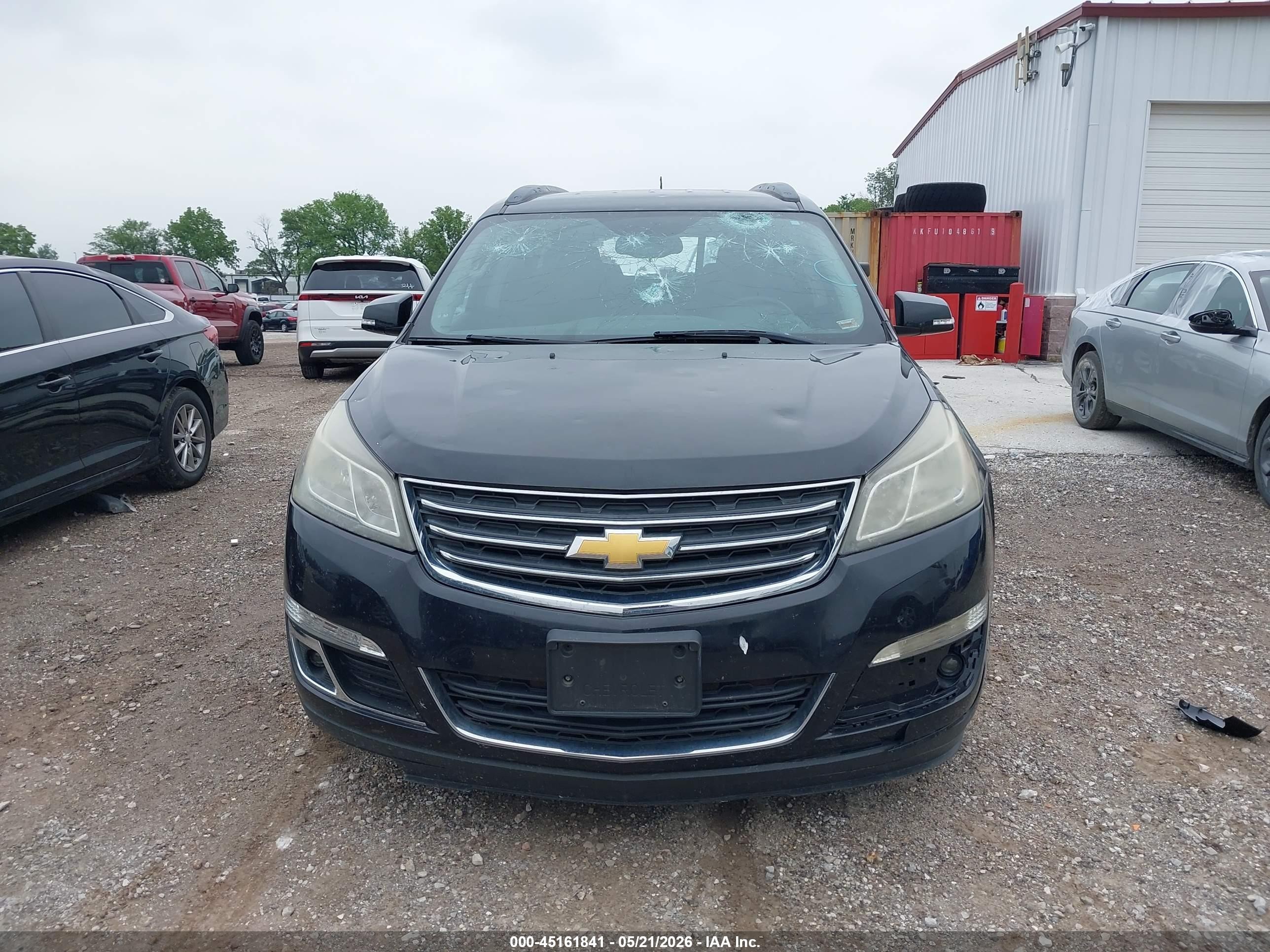 2015 Chevrolet Traverse 1lt Black vin: 1GNKVGKD4FJ270698