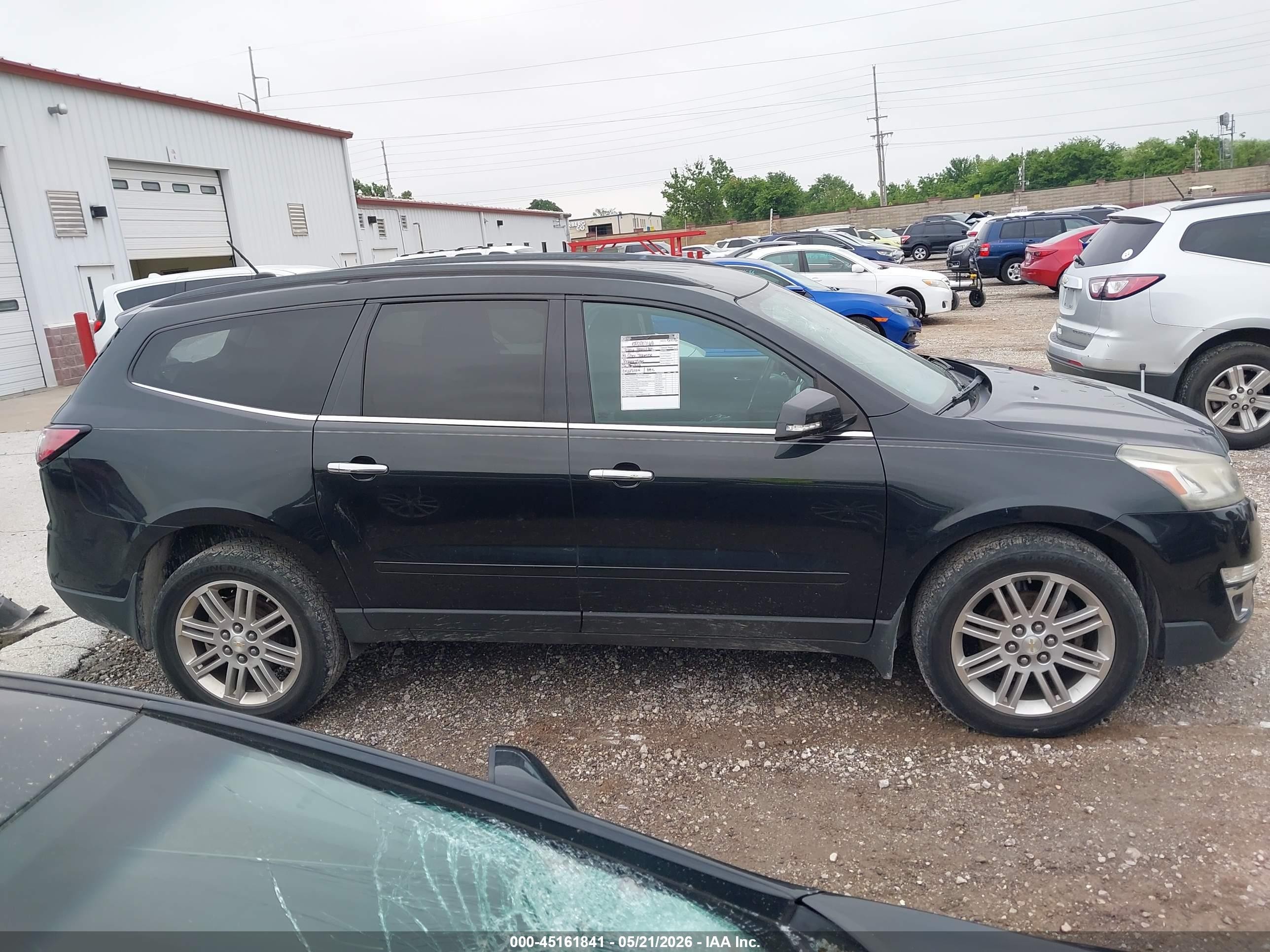 2015 Chevrolet Traverse 1lt Black vin: 1GNKVGKD4FJ270698