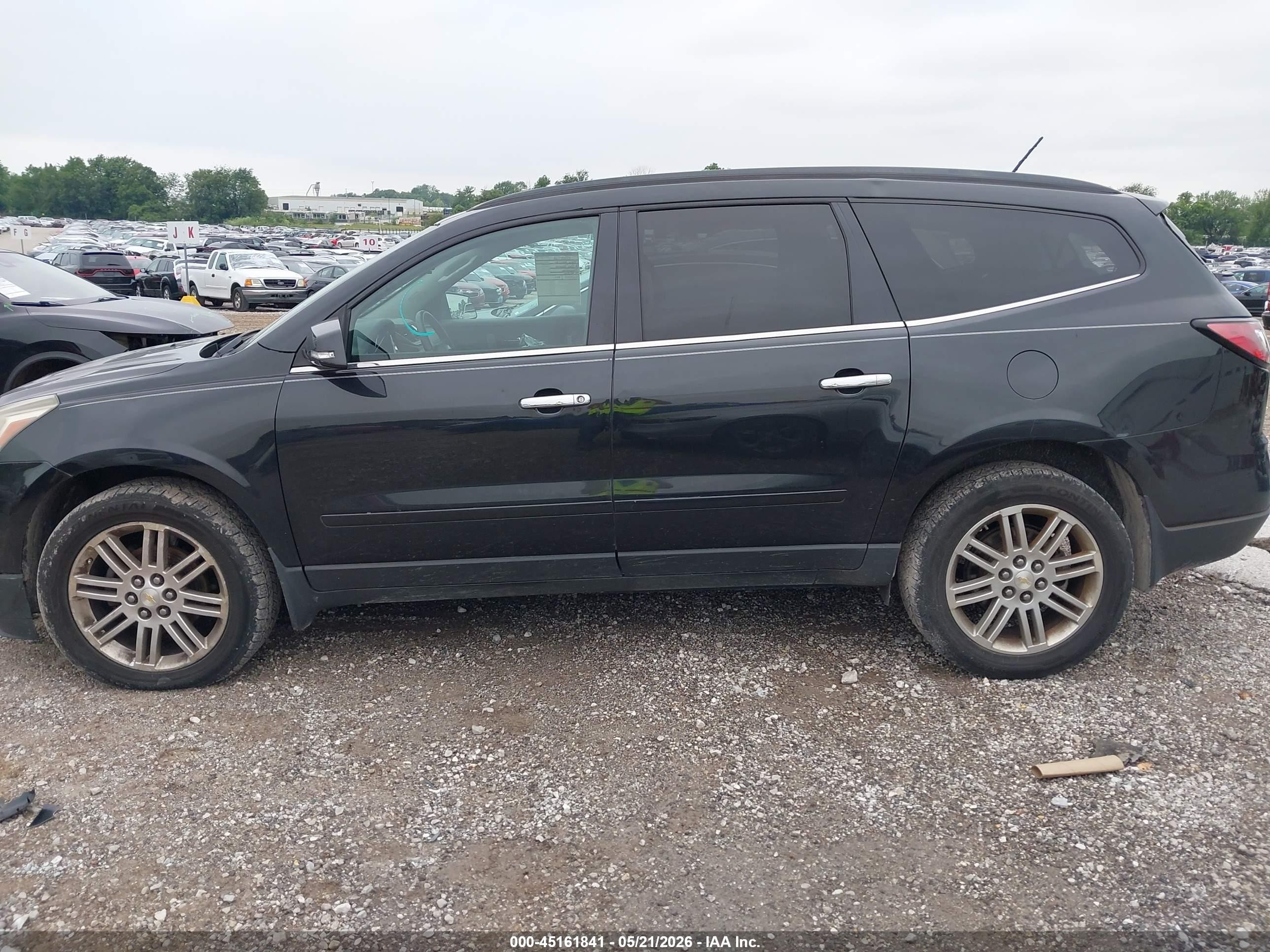2015 Chevrolet Traverse 1lt Black vin: 1GNKVGKD4FJ270698