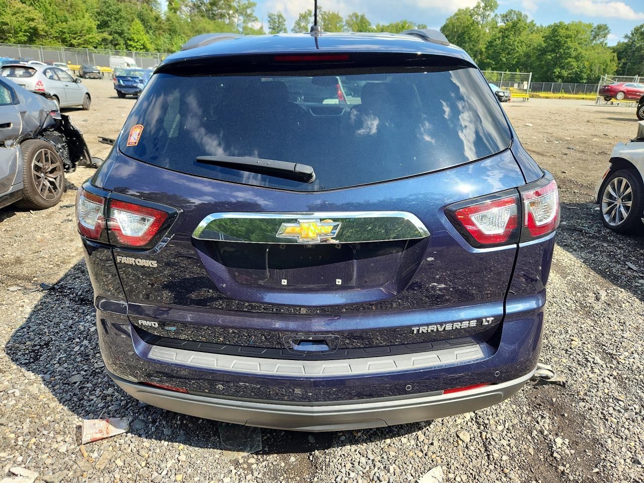 2015 Chevrolet Traverse Lt Синий vin: 1GNKVGKD4FJ321634