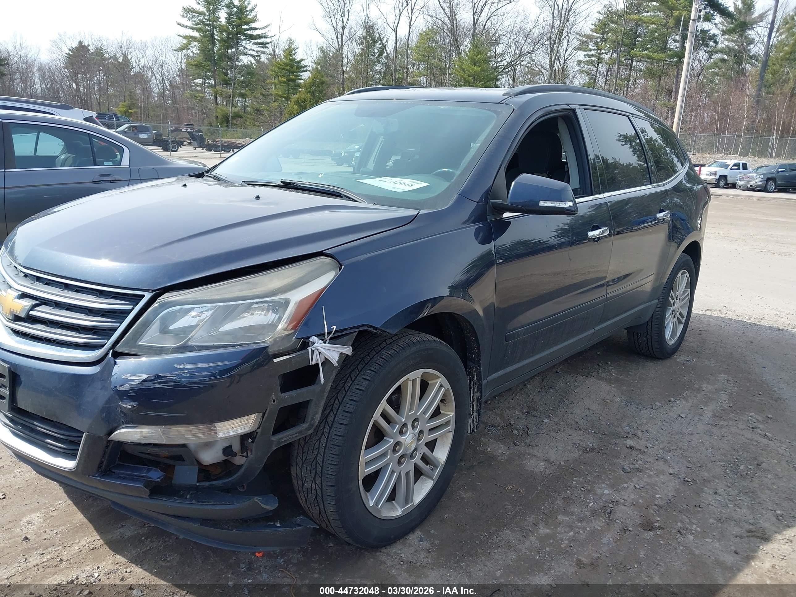 2015 Chevrolet Traverse 1lt Blue vin: 1GNKVGKD4FJ374902