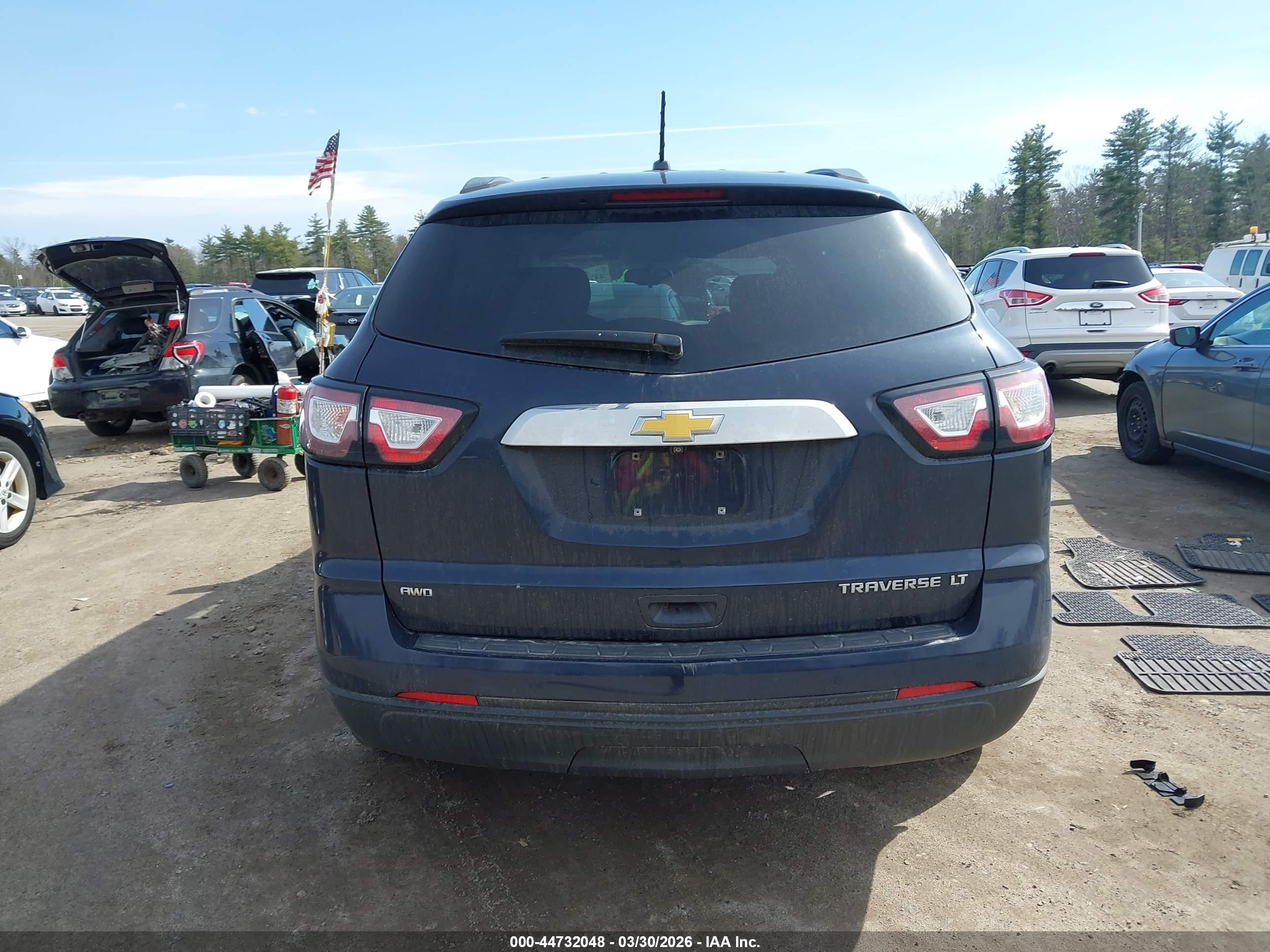 2015 Chevrolet Traverse 1lt Blue vin: 1GNKVGKD4FJ374902