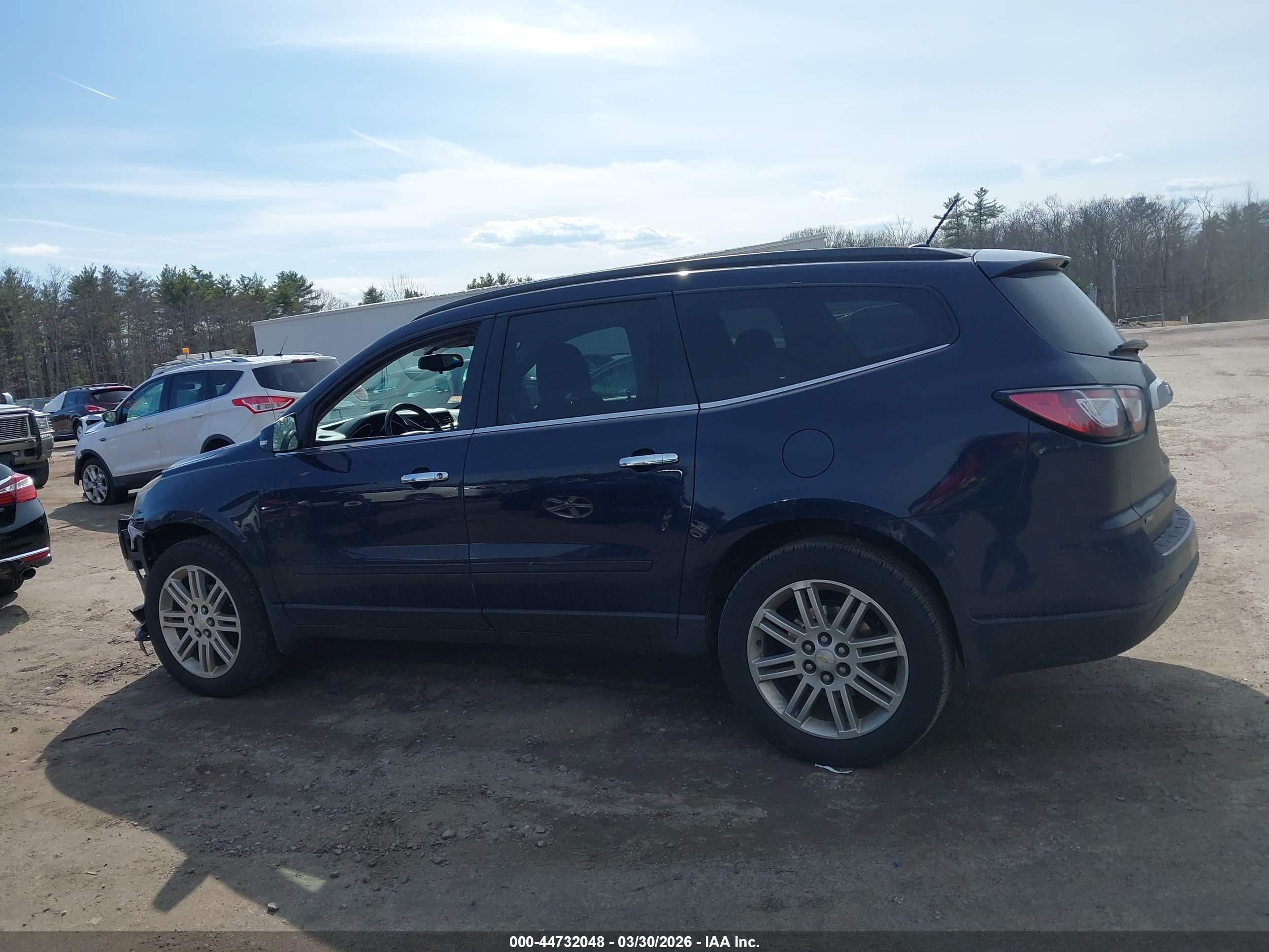 2015 Chevrolet Traverse 1lt Blue vin: 1GNKVGKD4FJ374902