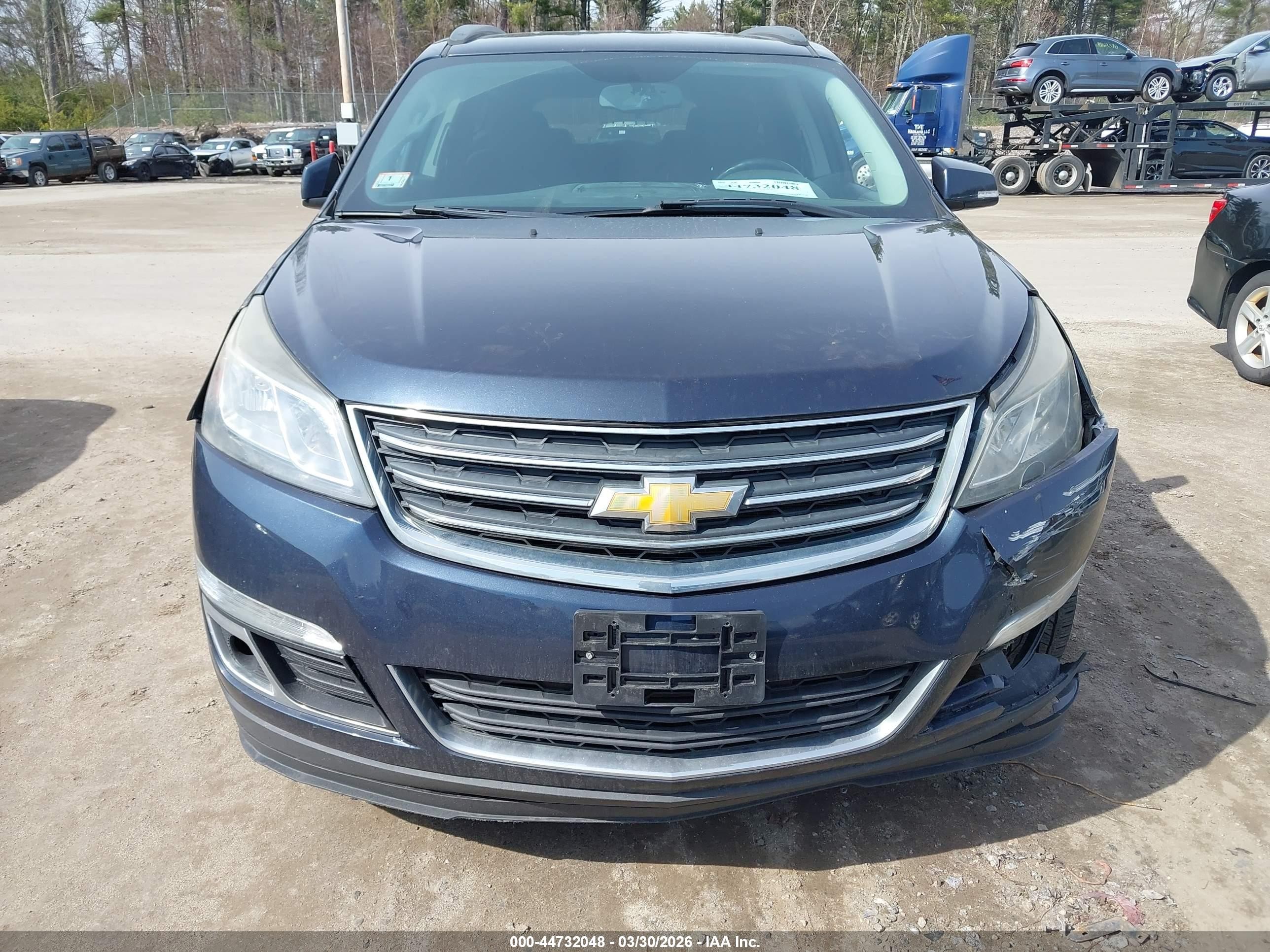 2015 Chevrolet Traverse 1lt Blue vin: 1GNKVGKD4FJ374902