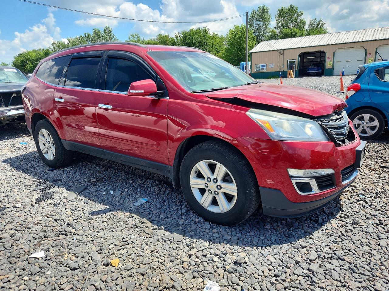 2014 Chevrolet Traverse Lt Burgundy vin: 1GNKVGKD5EJ104849