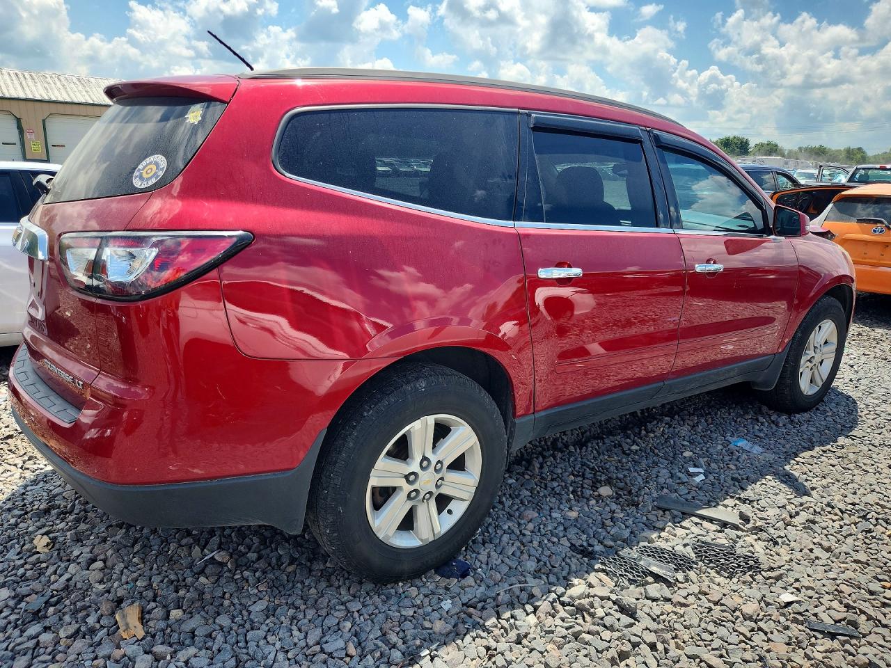 2014 Chevrolet Traverse Lt Burgundy vin: 1GNKVGKD5EJ104849