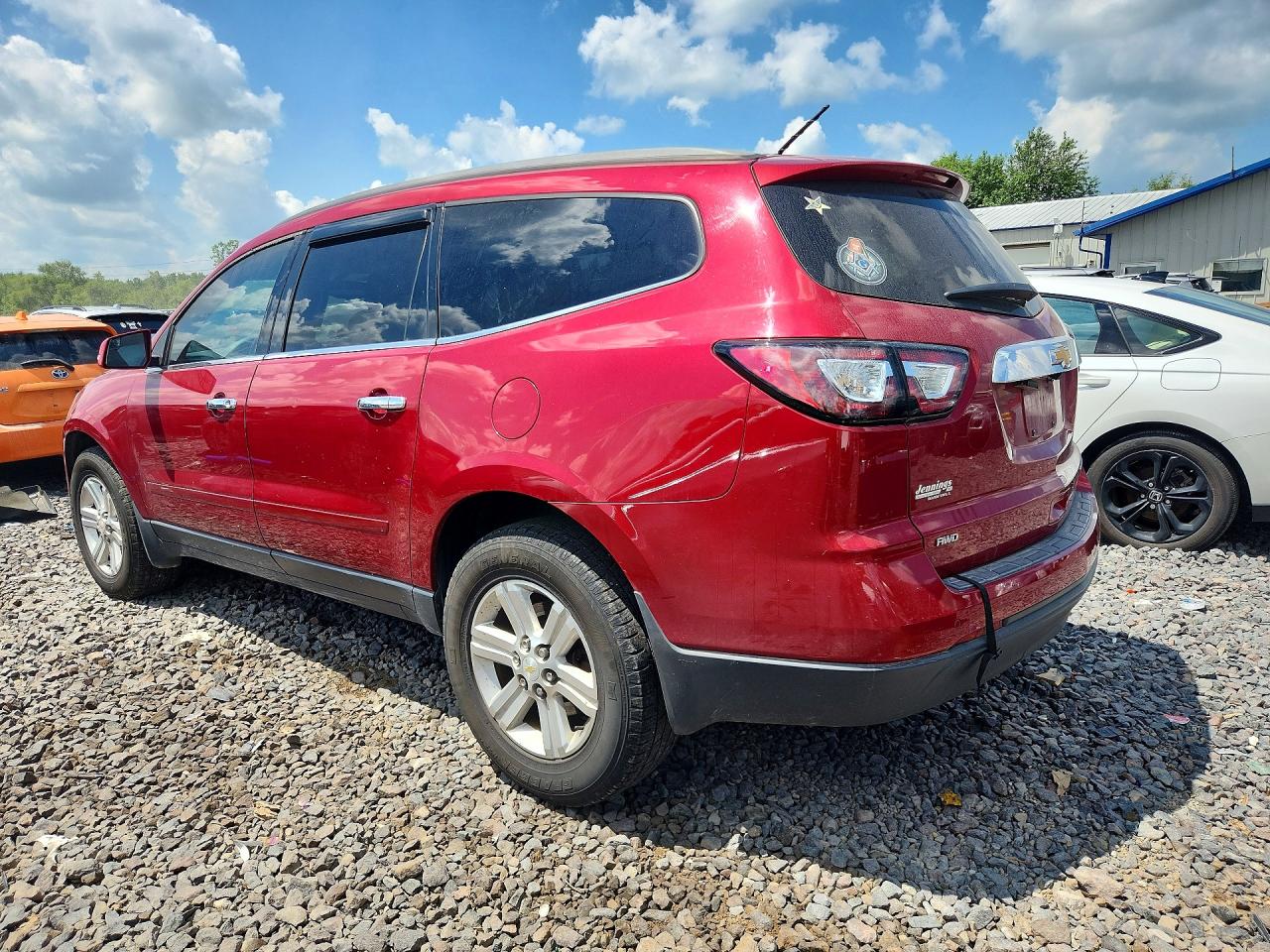 2014 Chevrolet Traverse Lt Burgundy vin: 1GNKVGKD5EJ104849