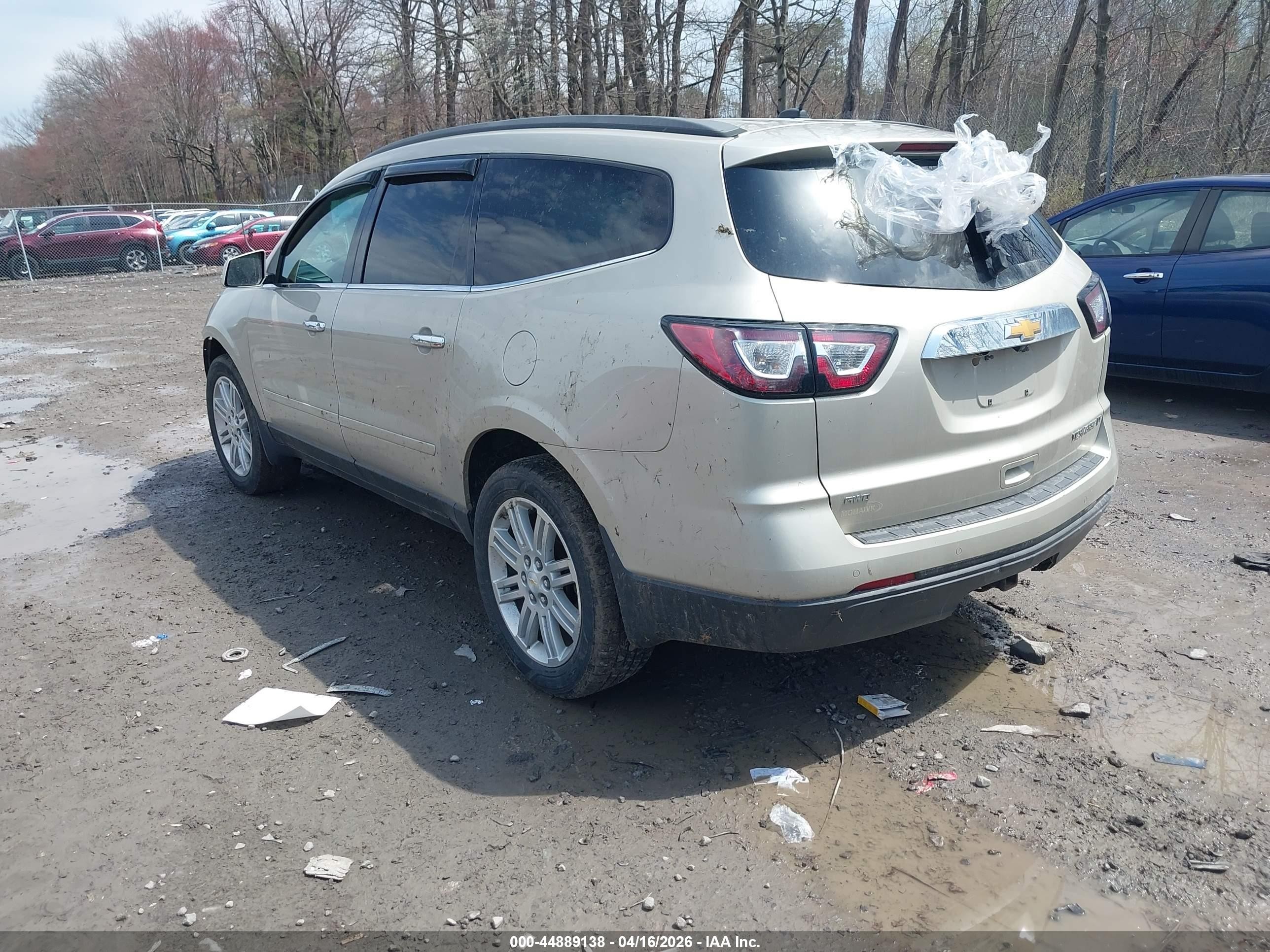 2014 Chevrolet Traverse 1lt Tan vin: 1GNKVGKD5EJ126771