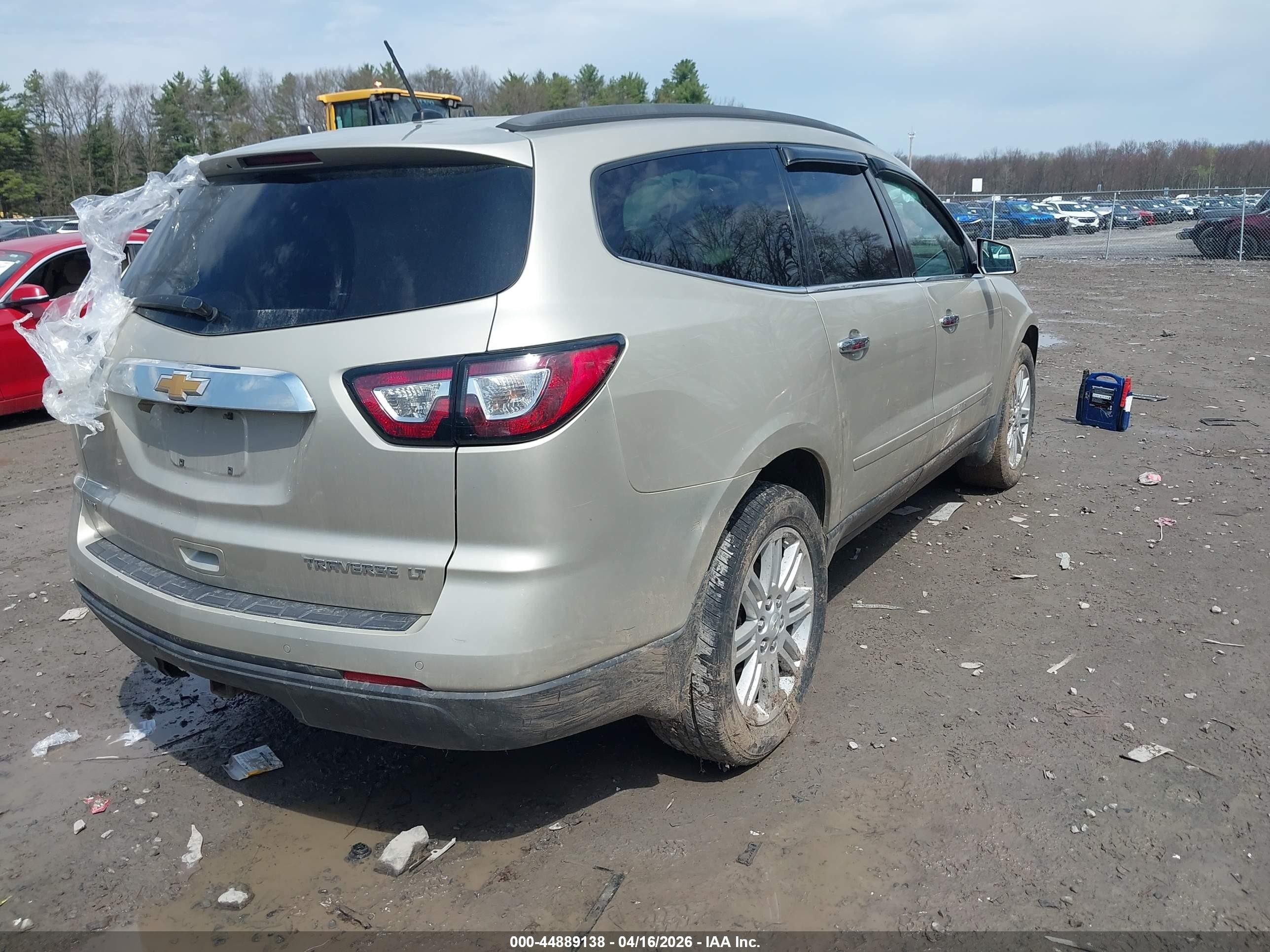 2014 Chevrolet Traverse 1lt Tan vin: 1GNKVGKD5EJ126771