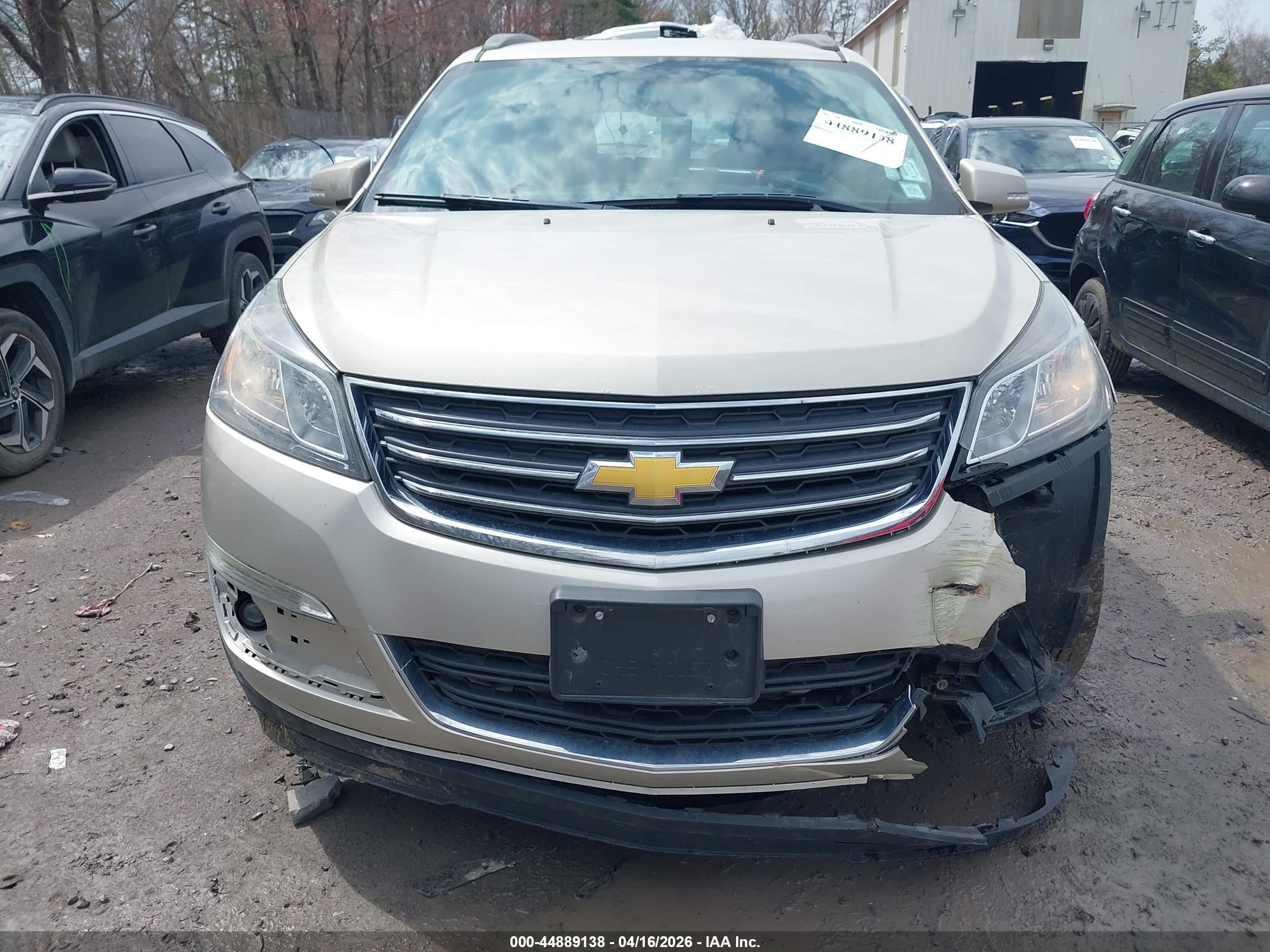 2014 Chevrolet Traverse 1lt Tan vin: 1GNKVGKD5EJ126771