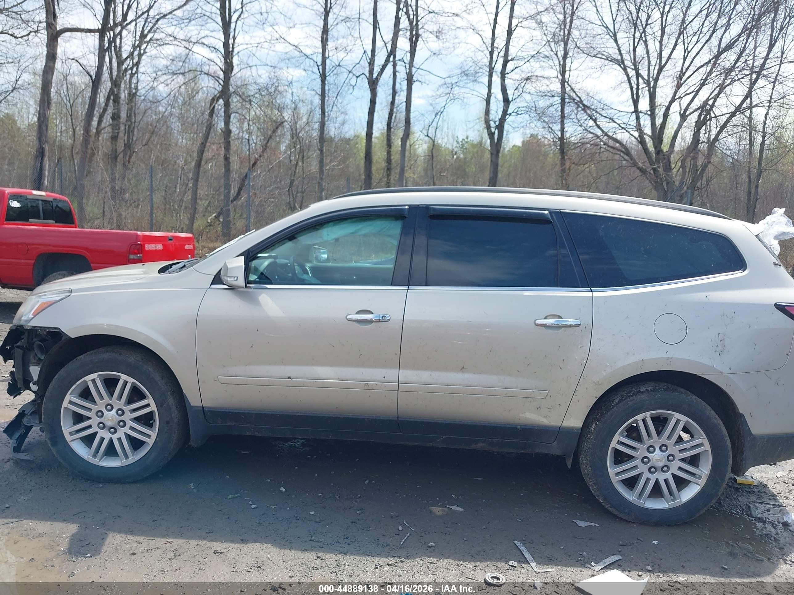 2014 Chevrolet Traverse 1lt Tan vin: 1GNKVGKD5EJ126771