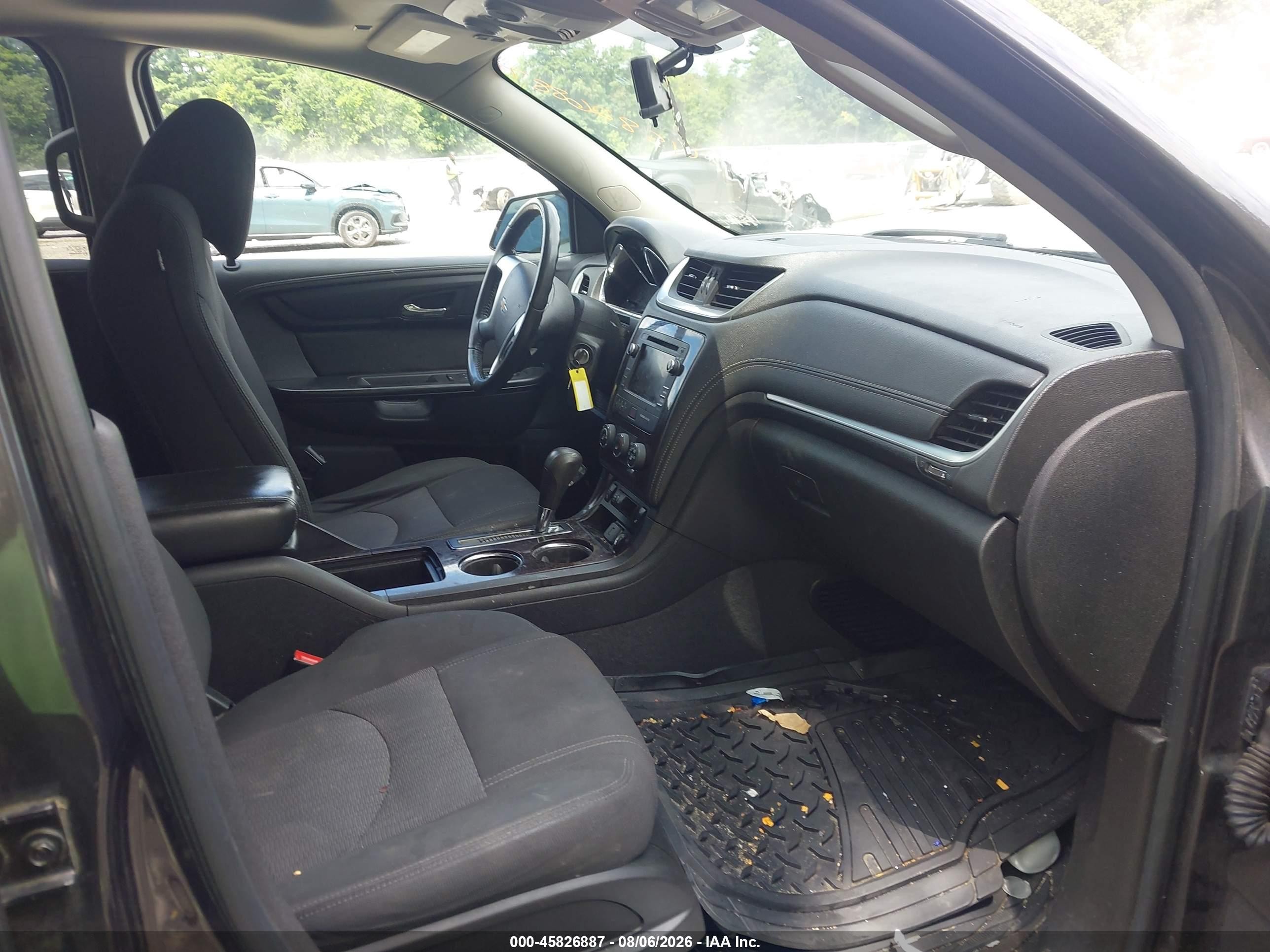 2015 Chevrolet Traverse Lt Серый vin: 1GNKVGKD5FJ119398