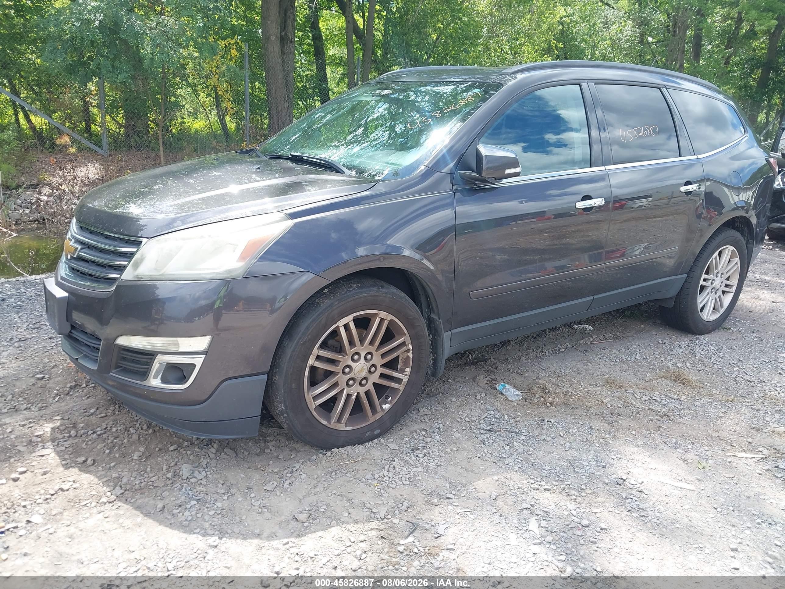 2015 Chevrolet Traverse Lt Серый vin: 1GNKVGKD5FJ119398