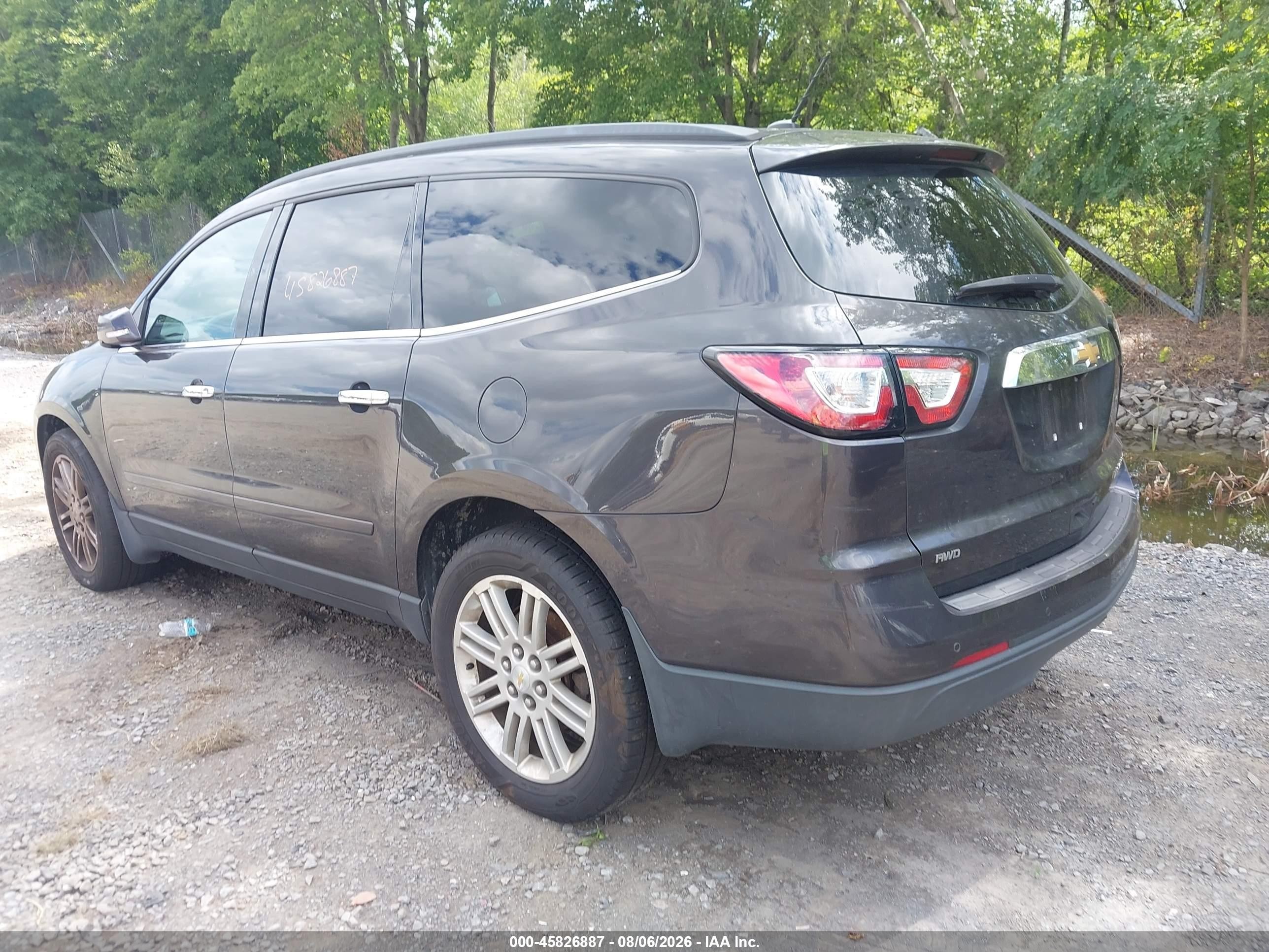 2015 Chevrolet Traverse Lt Серый vin: 1GNKVGKD5FJ119398