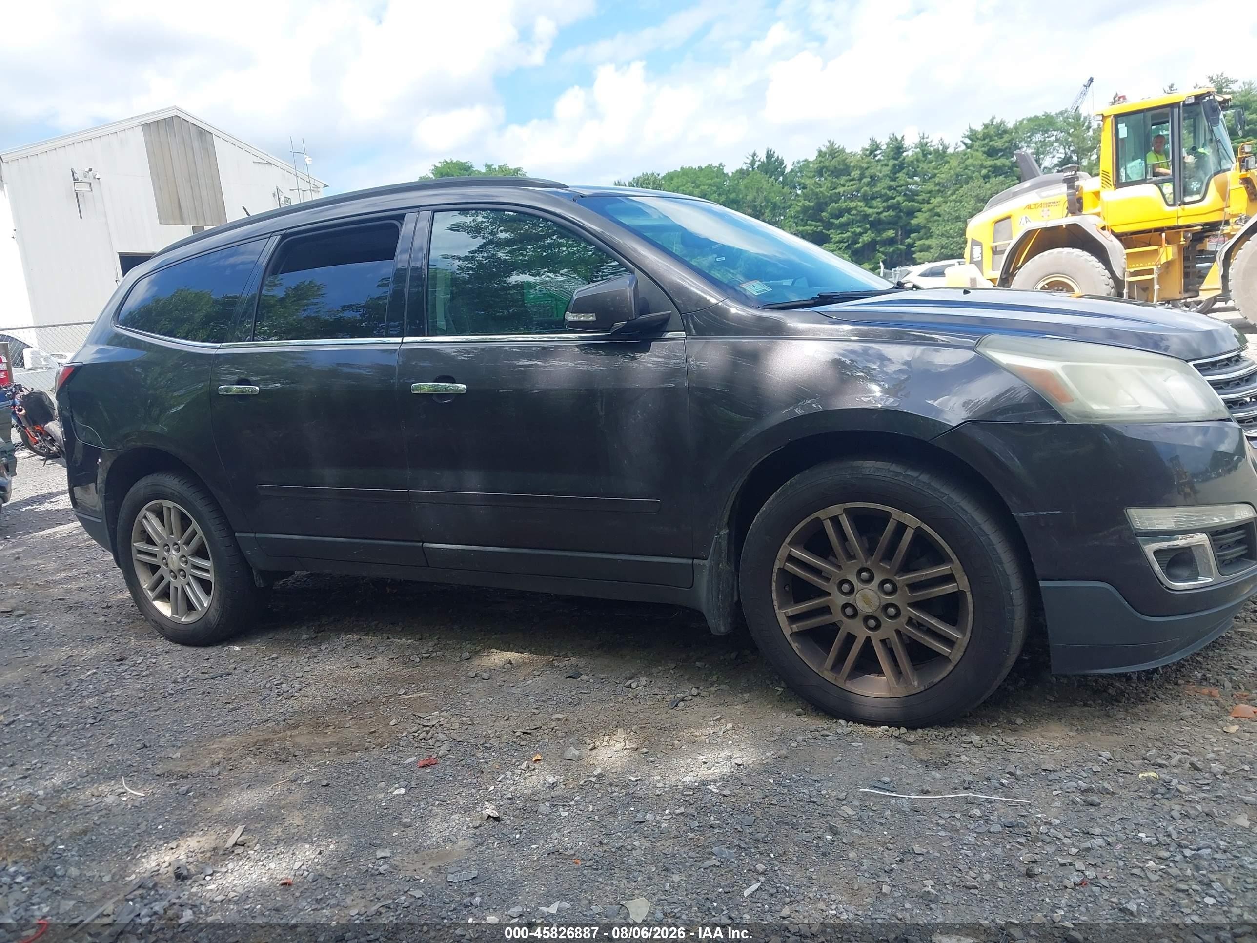 2015 Chevrolet Traverse Lt Серый vin: 1GNKVGKD5FJ119398