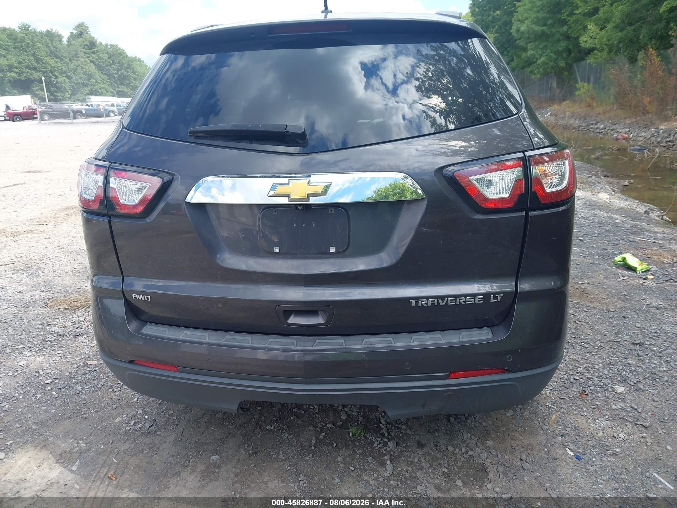 2015 Chevrolet Traverse Lt Серый vin: 1GNKVGKD5FJ119398