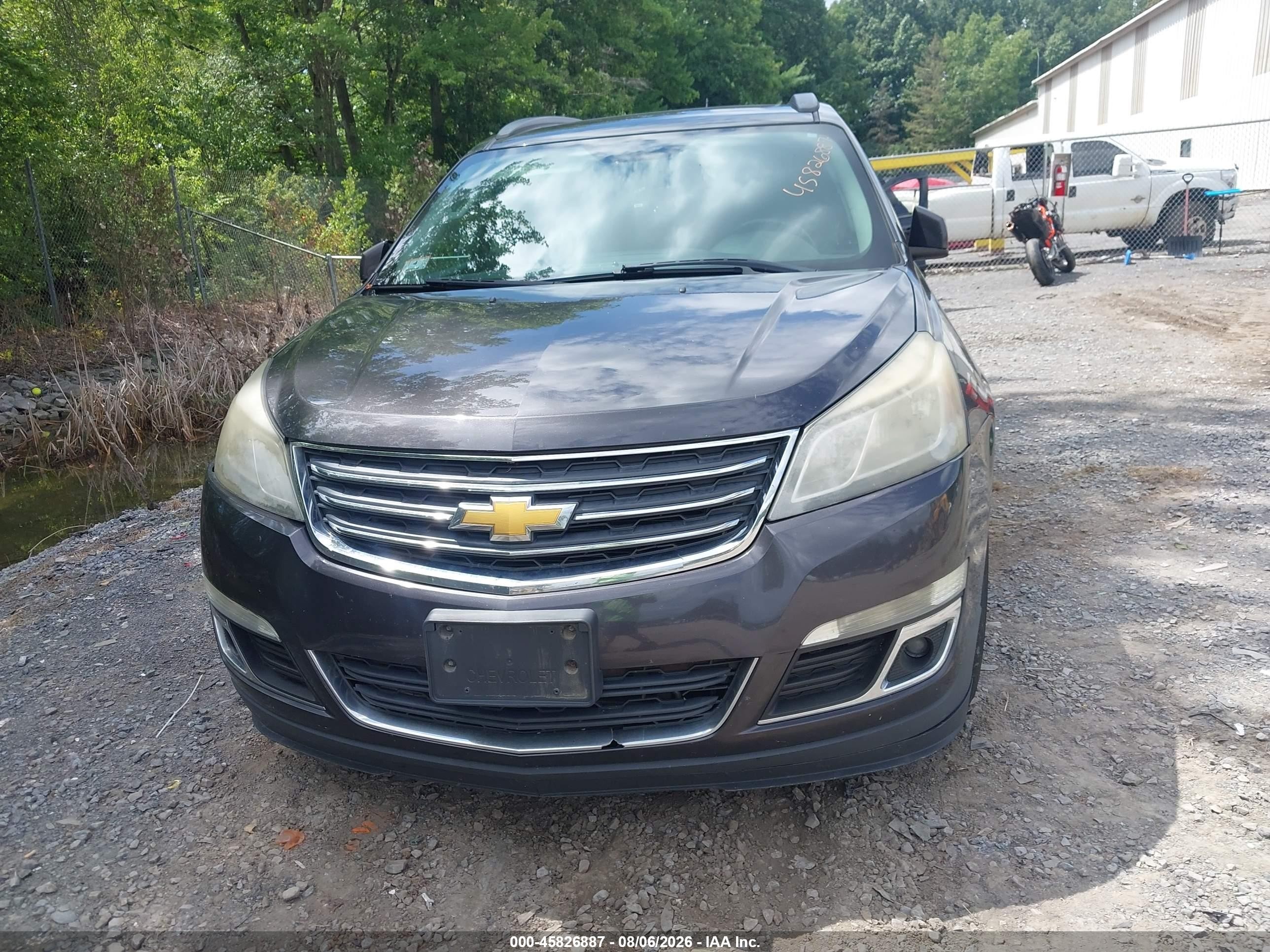 2015 Chevrolet Traverse Lt Серый vin: 1GNKVGKD5FJ119398
