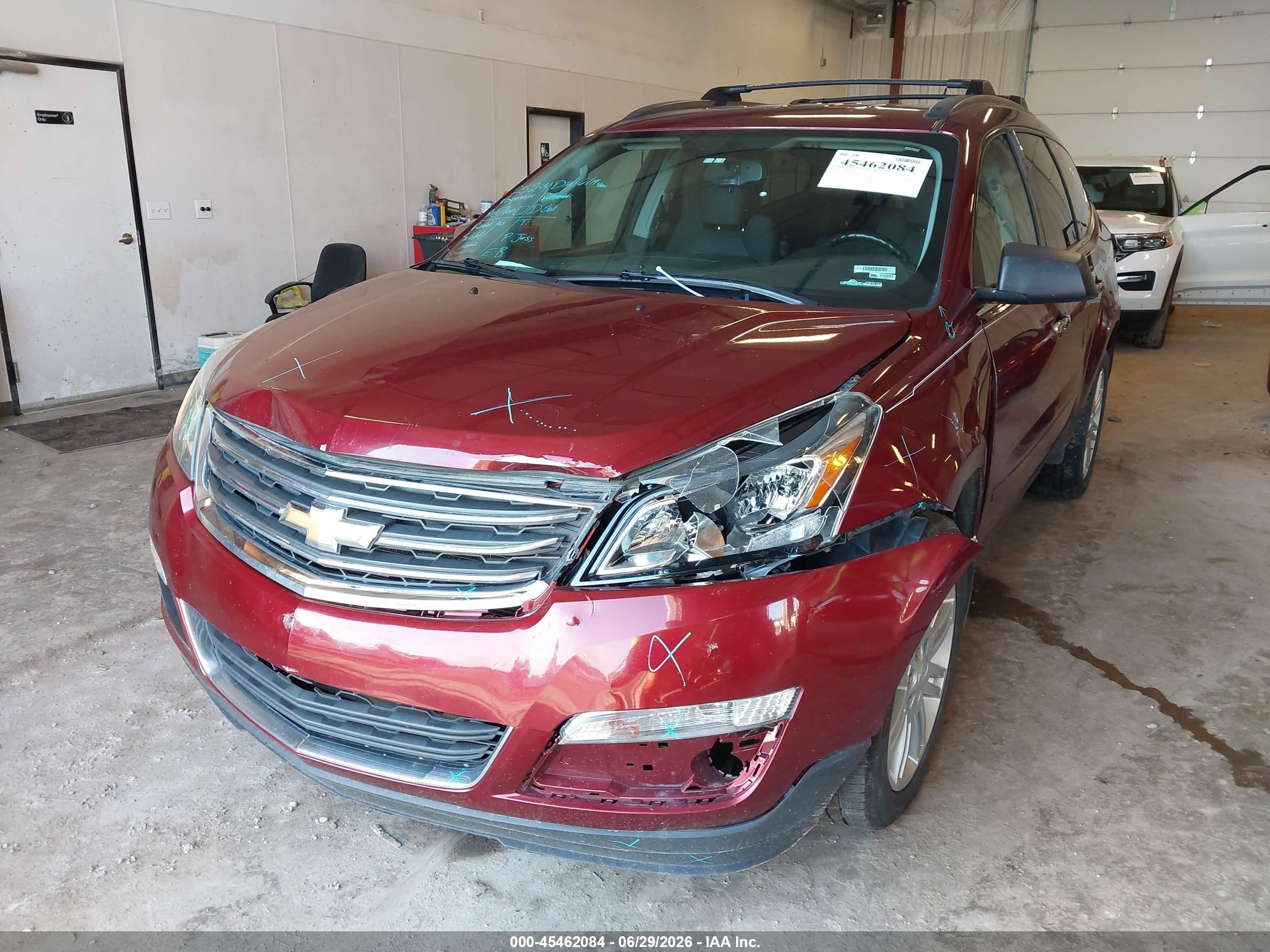 2015 Chevrolet Traverse Lt Red vin: 1GNKVGKD5FJ339639