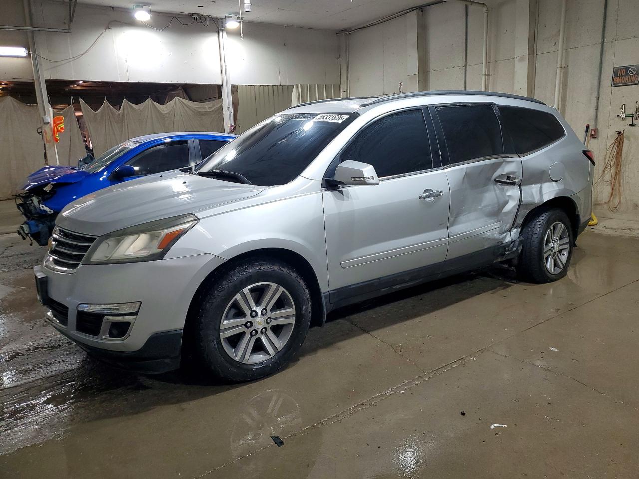 2015 Chevrolet Traverse Lt Silver vin: 1GNKVGKD5FJ386315