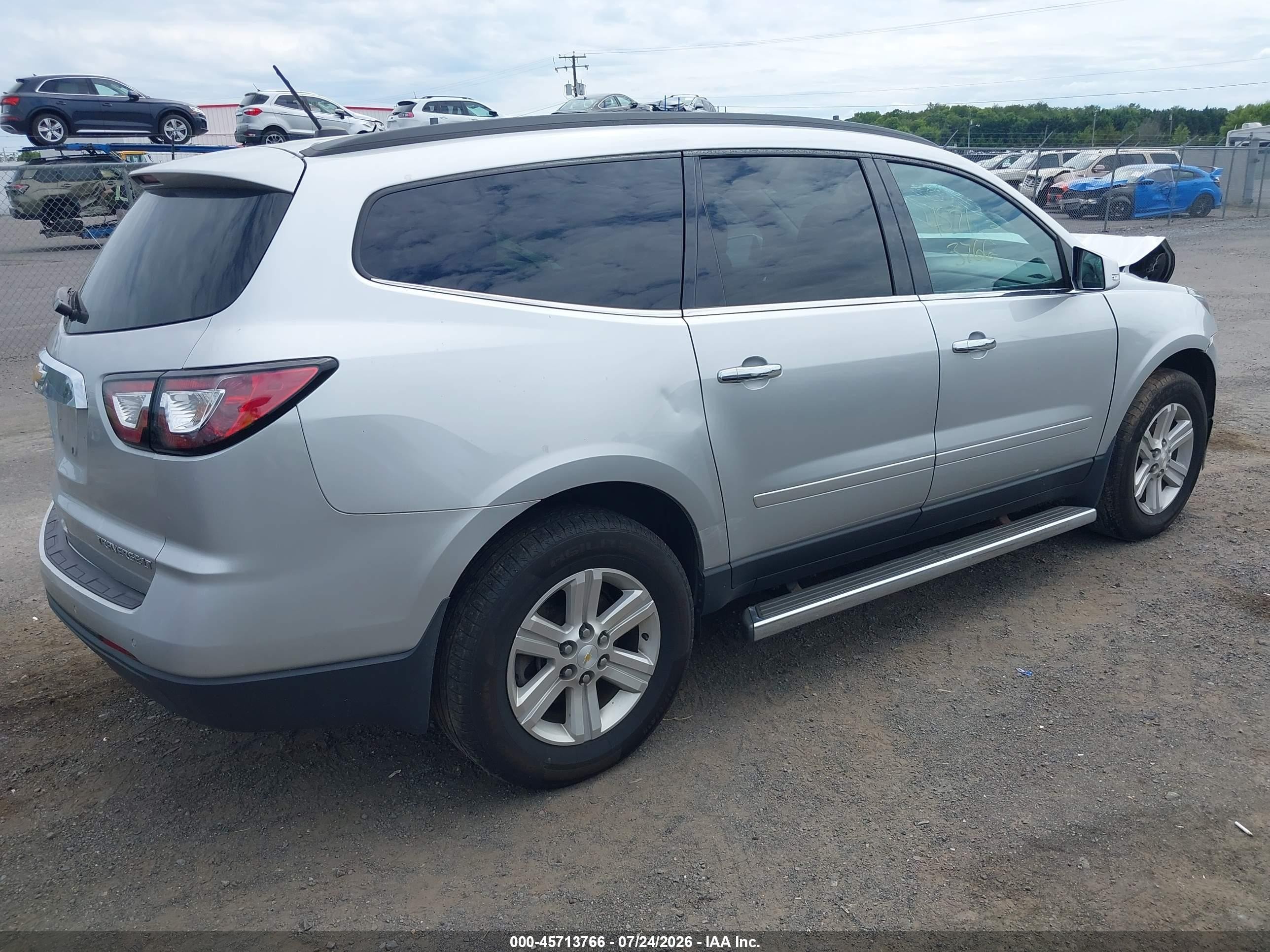 2013 Chevrolet Traverse Lt Silver vin: 1GNKVGKD6DJ269405