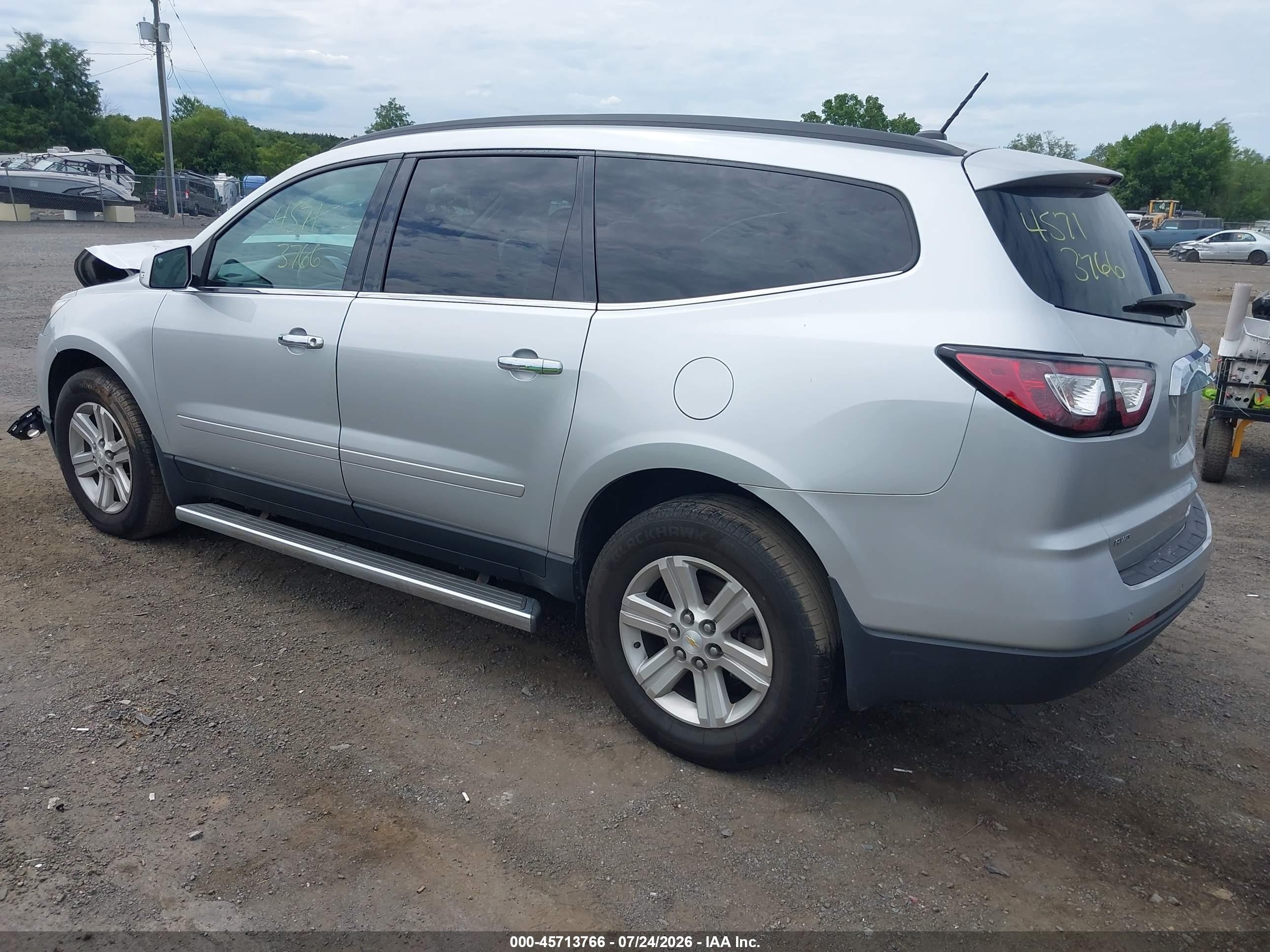 2013 Chevrolet Traverse Lt Silver vin: 1GNKVGKD6DJ269405