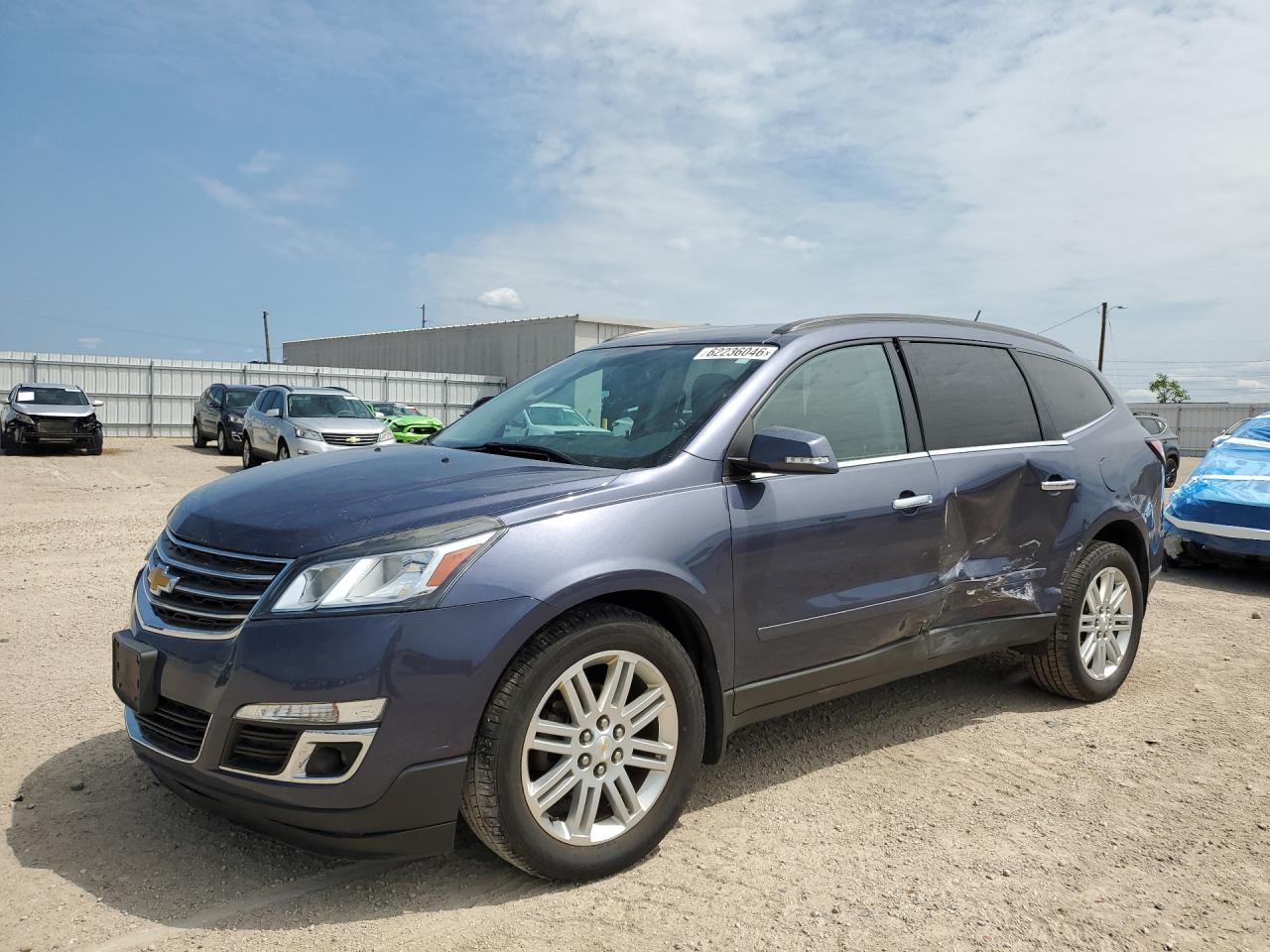 2014 Chevrolet Traverse Lt Blue vin: 1GNKVGKD6EJ321374