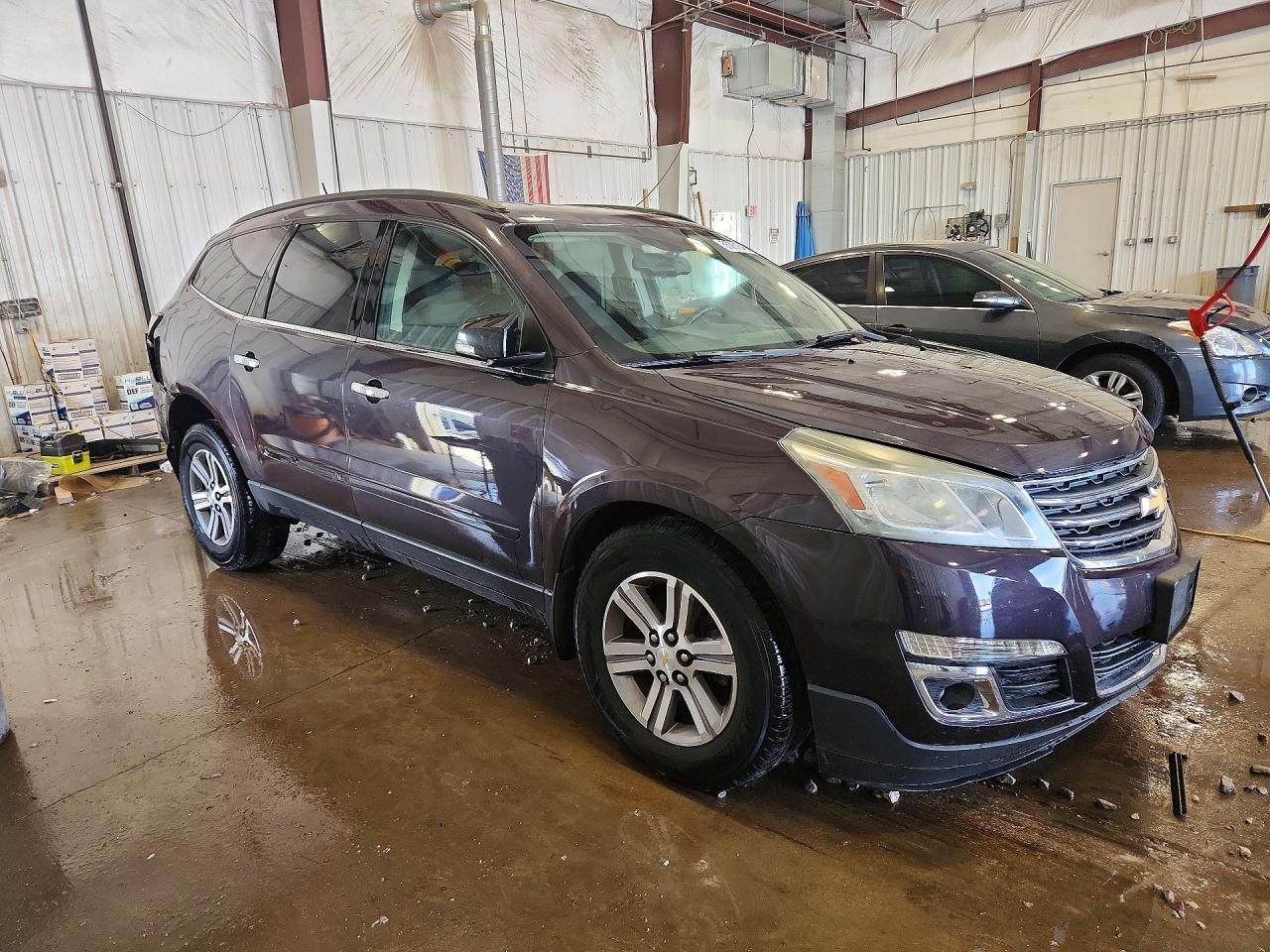 2015 Chevrolet Traverse Lt Фиолетовый vin: 1GNKVGKD6FJ143063