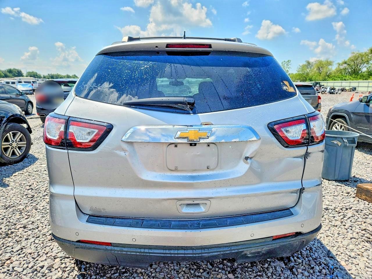 2015 Chevrolet Traverse Lt Серебряный vin: 1GNKVGKD6FJ307847