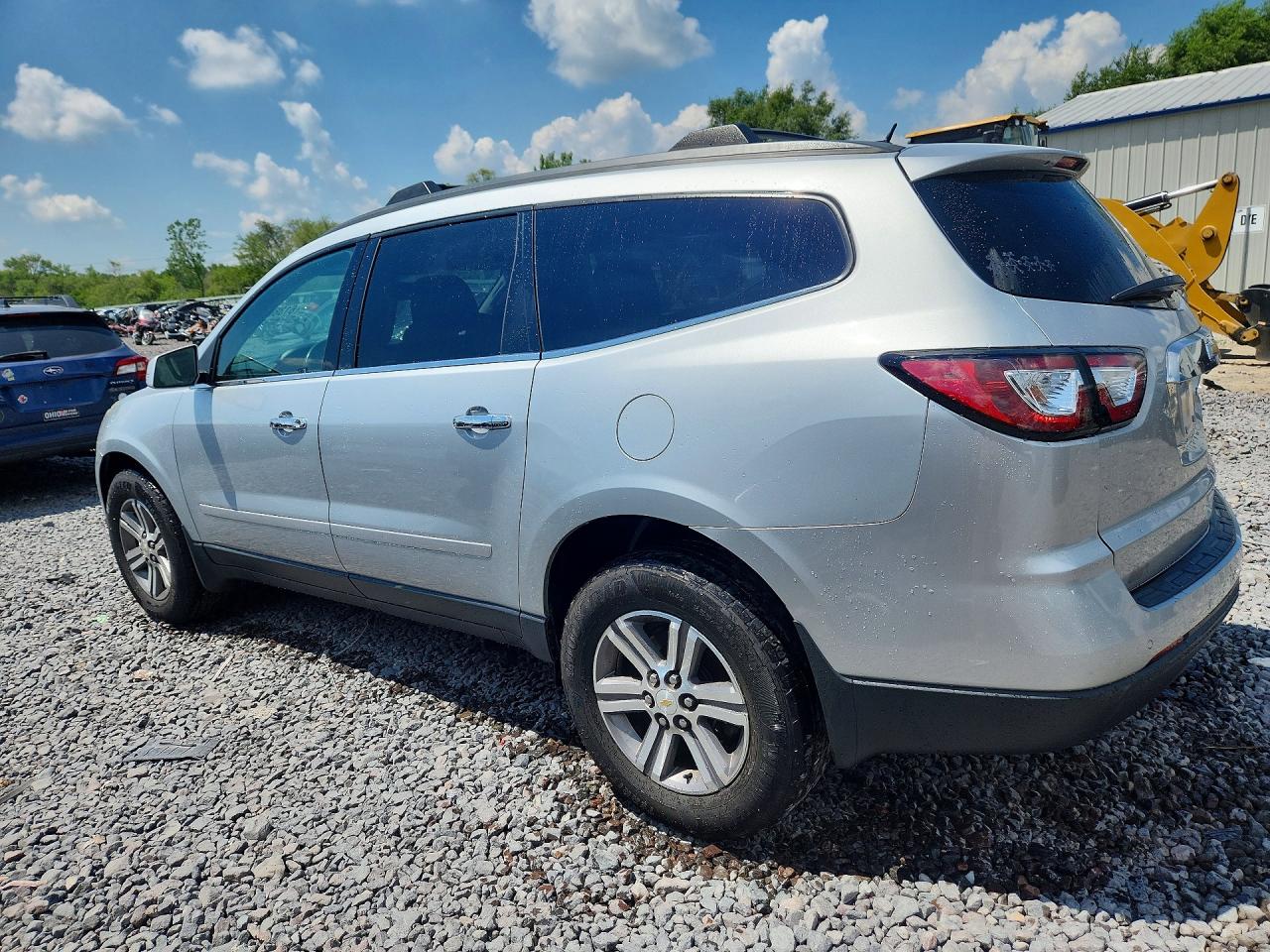 2015 Chevrolet Traverse Lt Серебряный vin: 1GNKVGKD6FJ307847