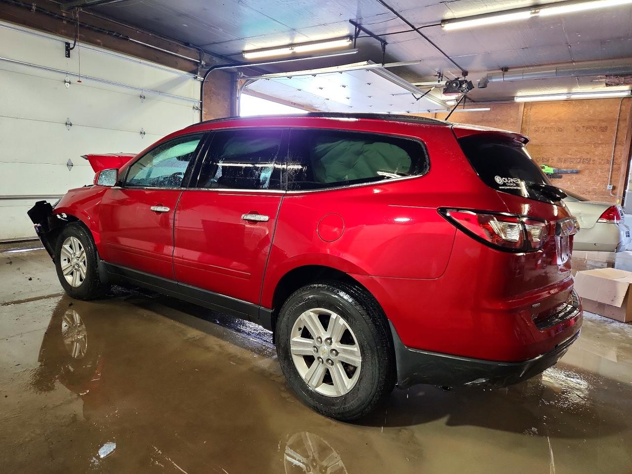 2013 Chevrolet Traverse Lt Темно-бордовый vin: 1GNKVGKD7DJ128679