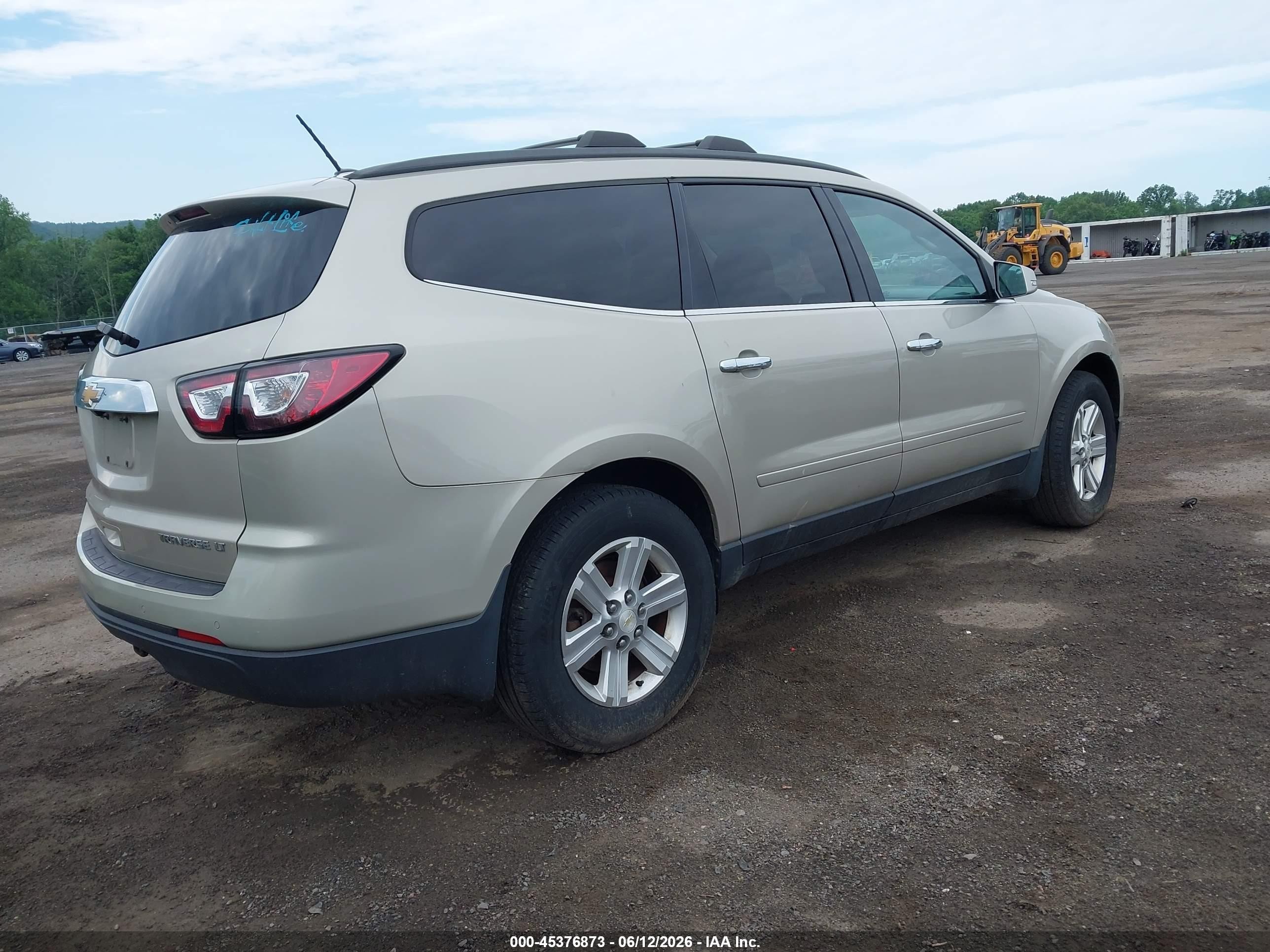 2013 Chevrolet Traverse Lt Beige vin: 1GNKVGKD7DJ172567