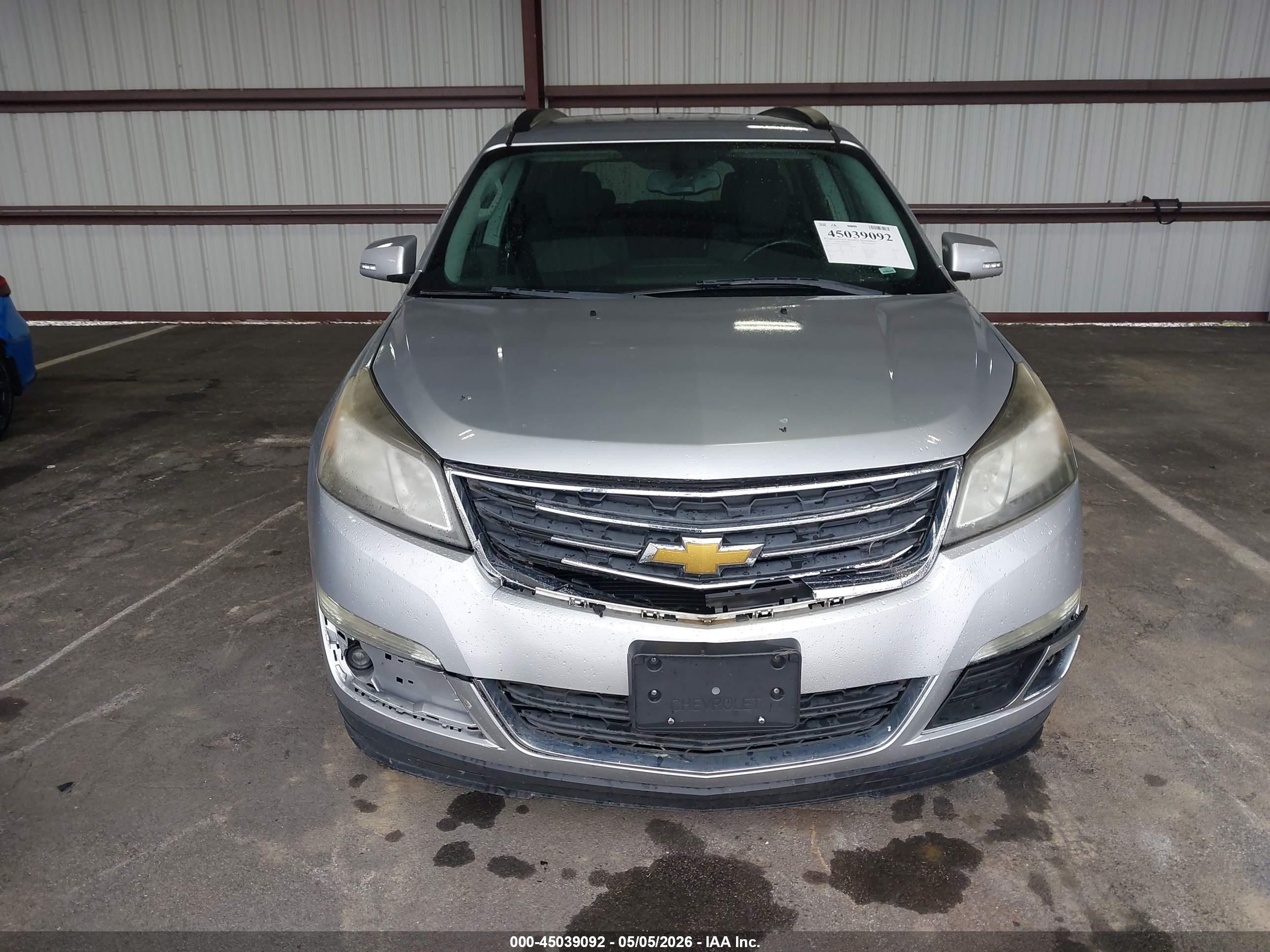 2013 Chevrolet Traverse 1lt Silver vin: 1GNKVGKD7DJ213358