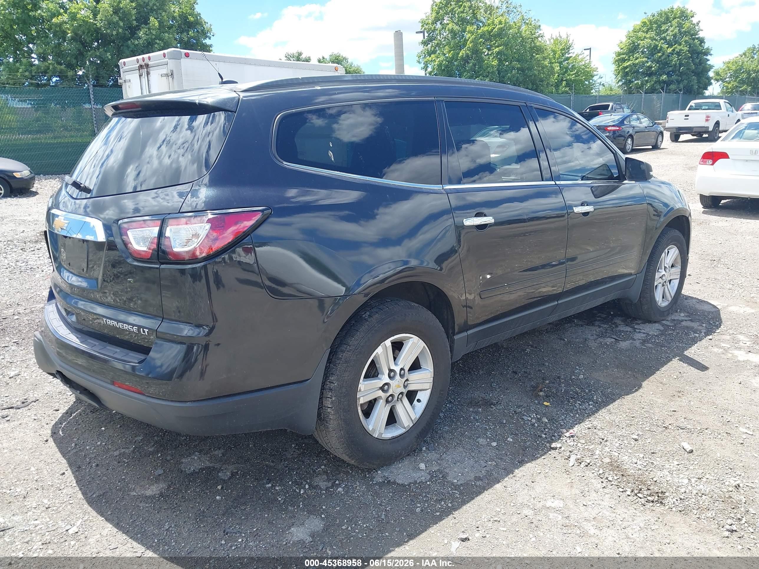 2014 Chevrolet Traverse Lt Black vin: 1GNKVGKD7EJ227861