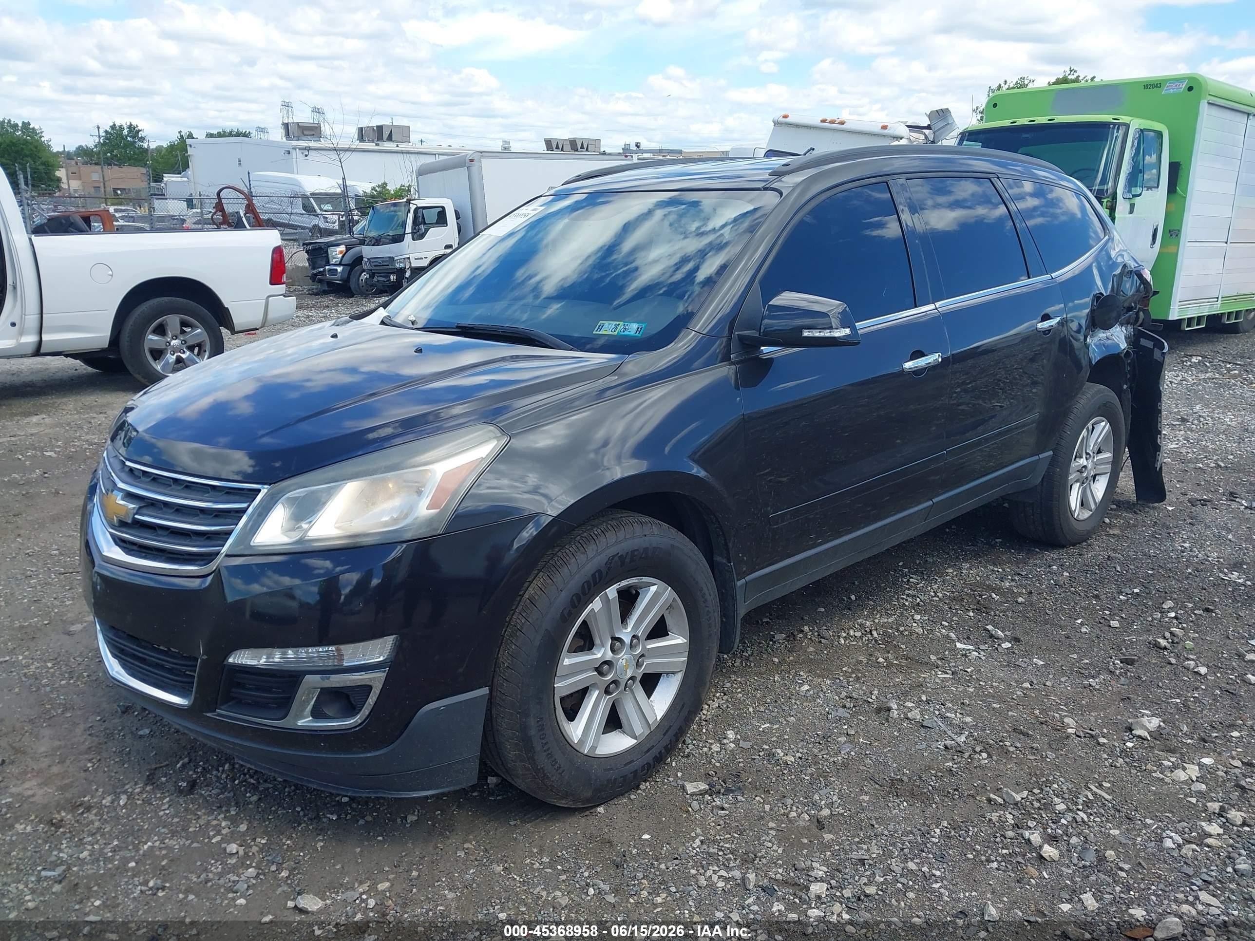 2014 Chevrolet Traverse Lt Black vin: 1GNKVGKD7EJ227861