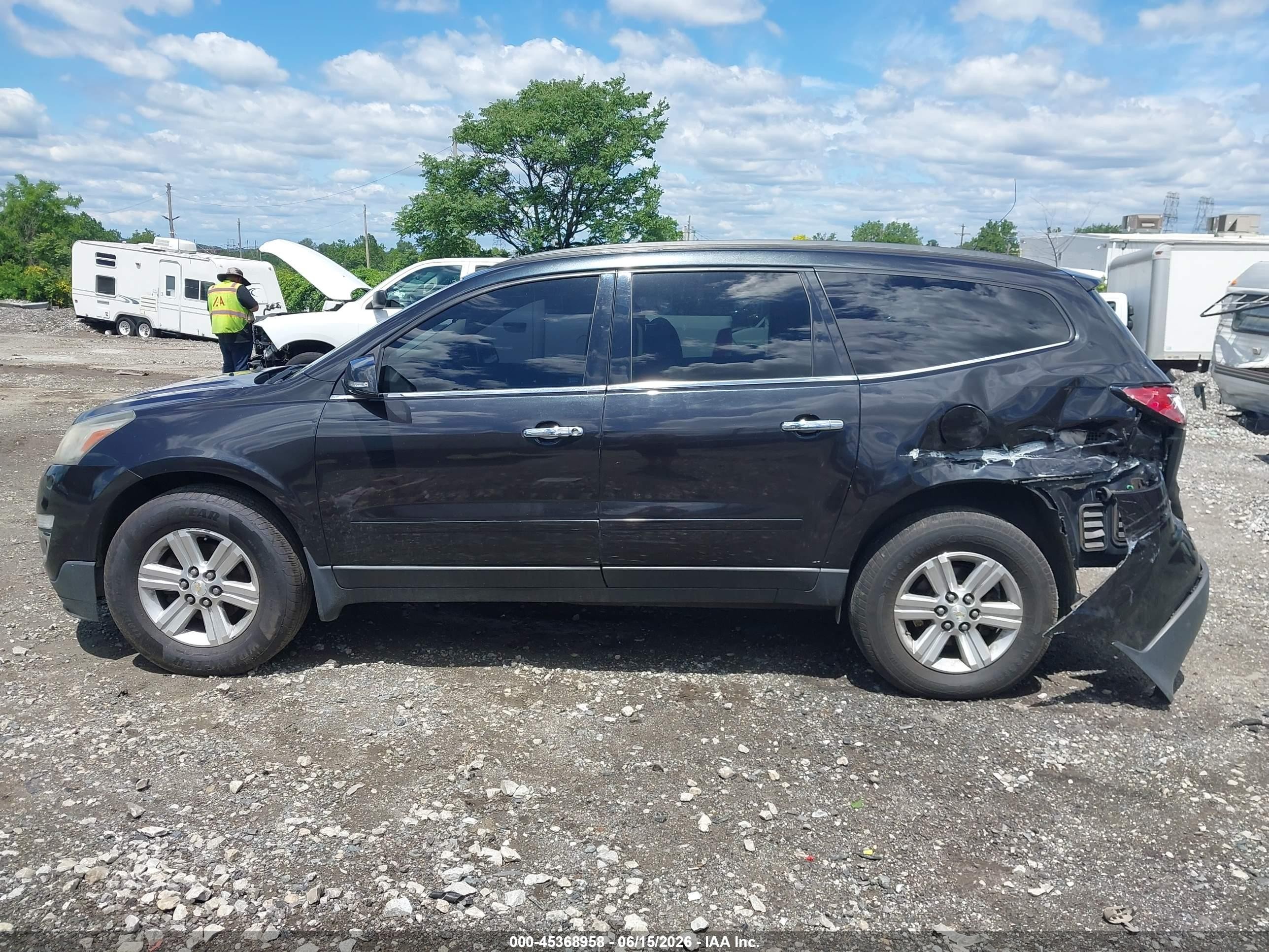 2014 Chevrolet Traverse Lt Black vin: 1GNKVGKD7EJ227861