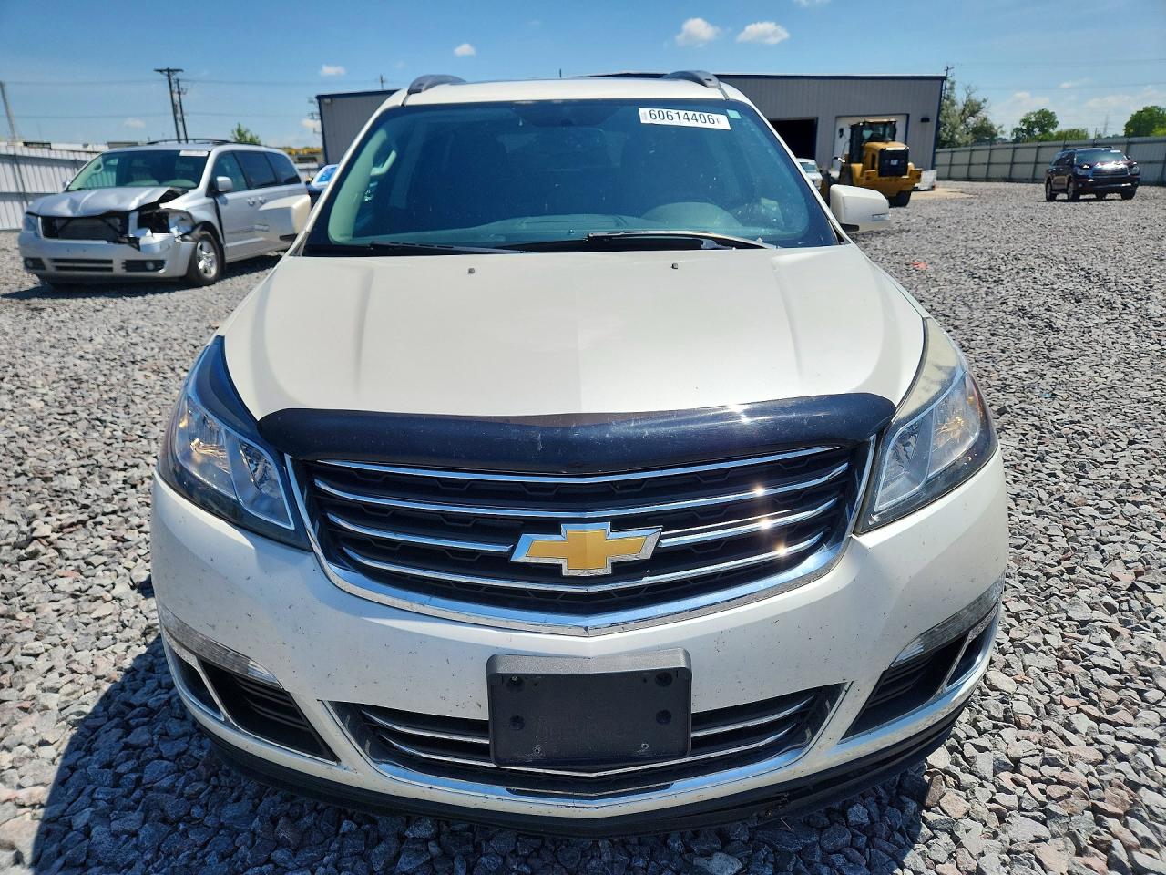 2014 Chevrolet Traverse Lt White vin: 1GNKVGKD7EJ270127