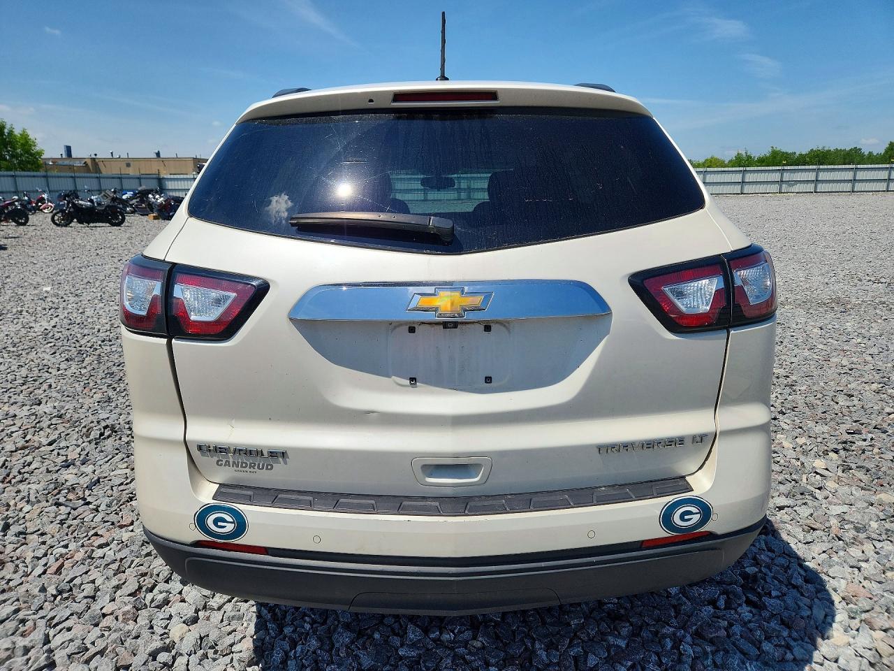 2014 Chevrolet Traverse Lt White vin: 1GNKVGKD7EJ270127