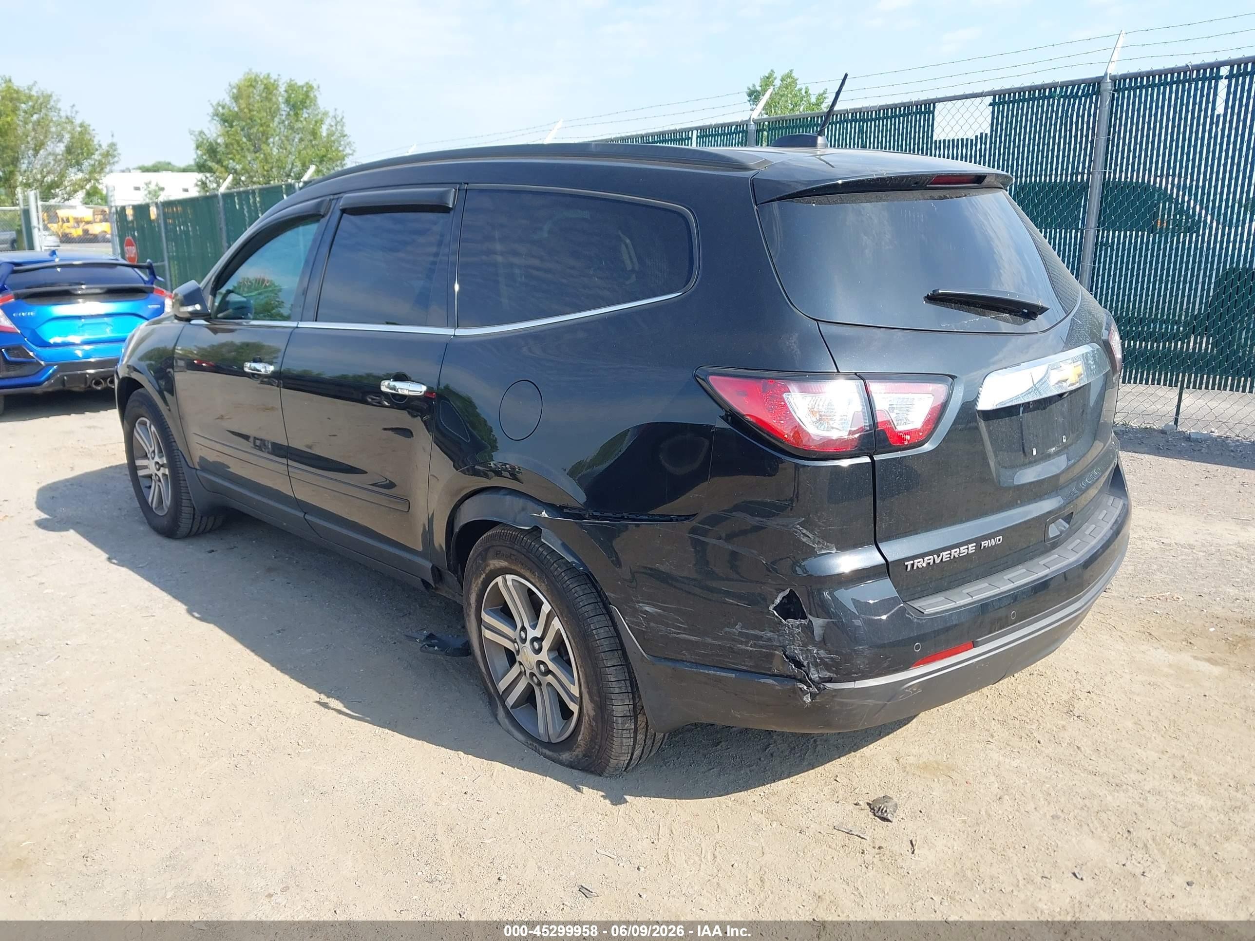 2017 Chevrolet Traverse 1lt Black vin: 1GNKVGKD7HJ178729
