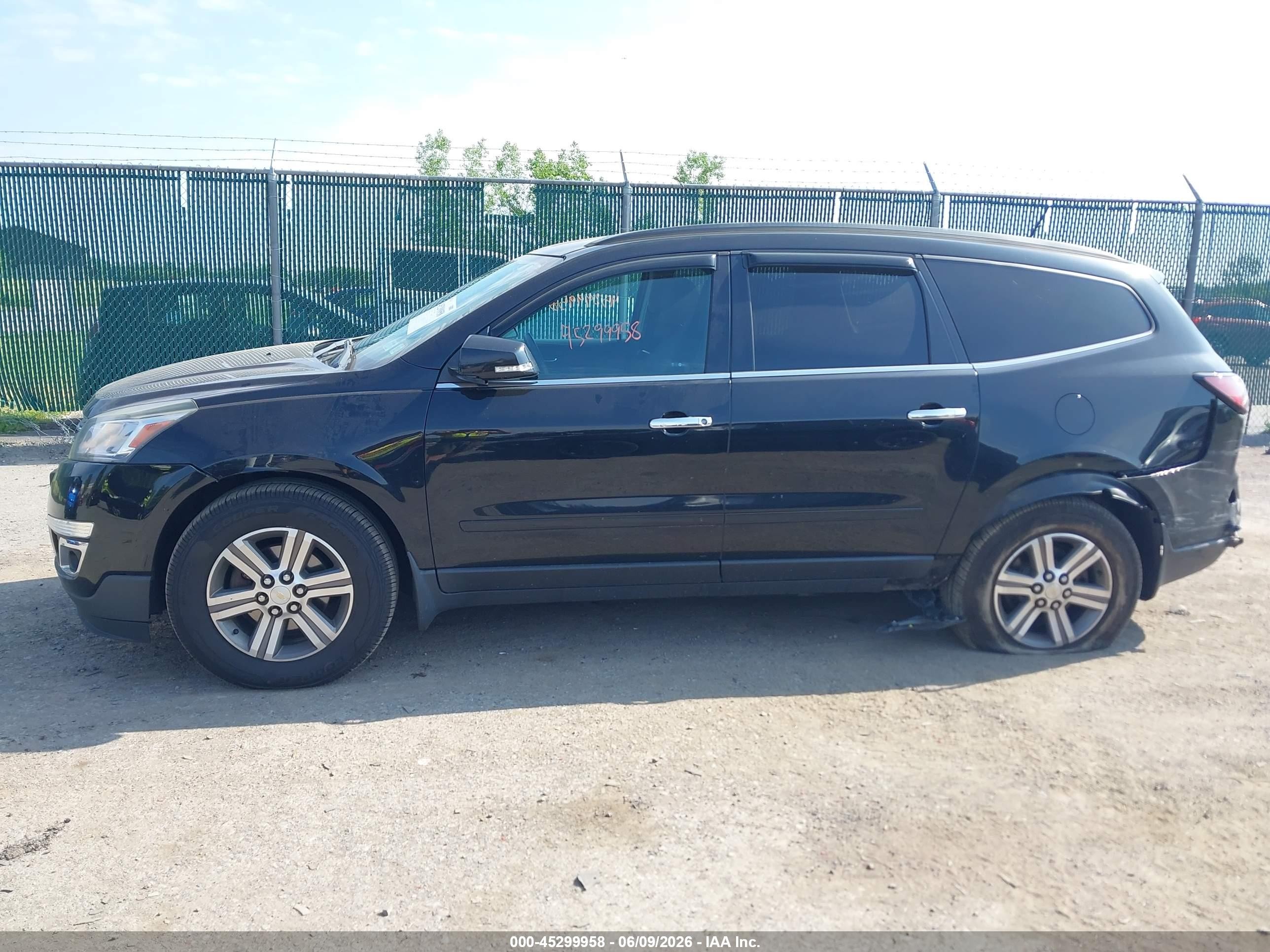 2017 Chevrolet Traverse 1lt Black vin: 1GNKVGKD7HJ178729