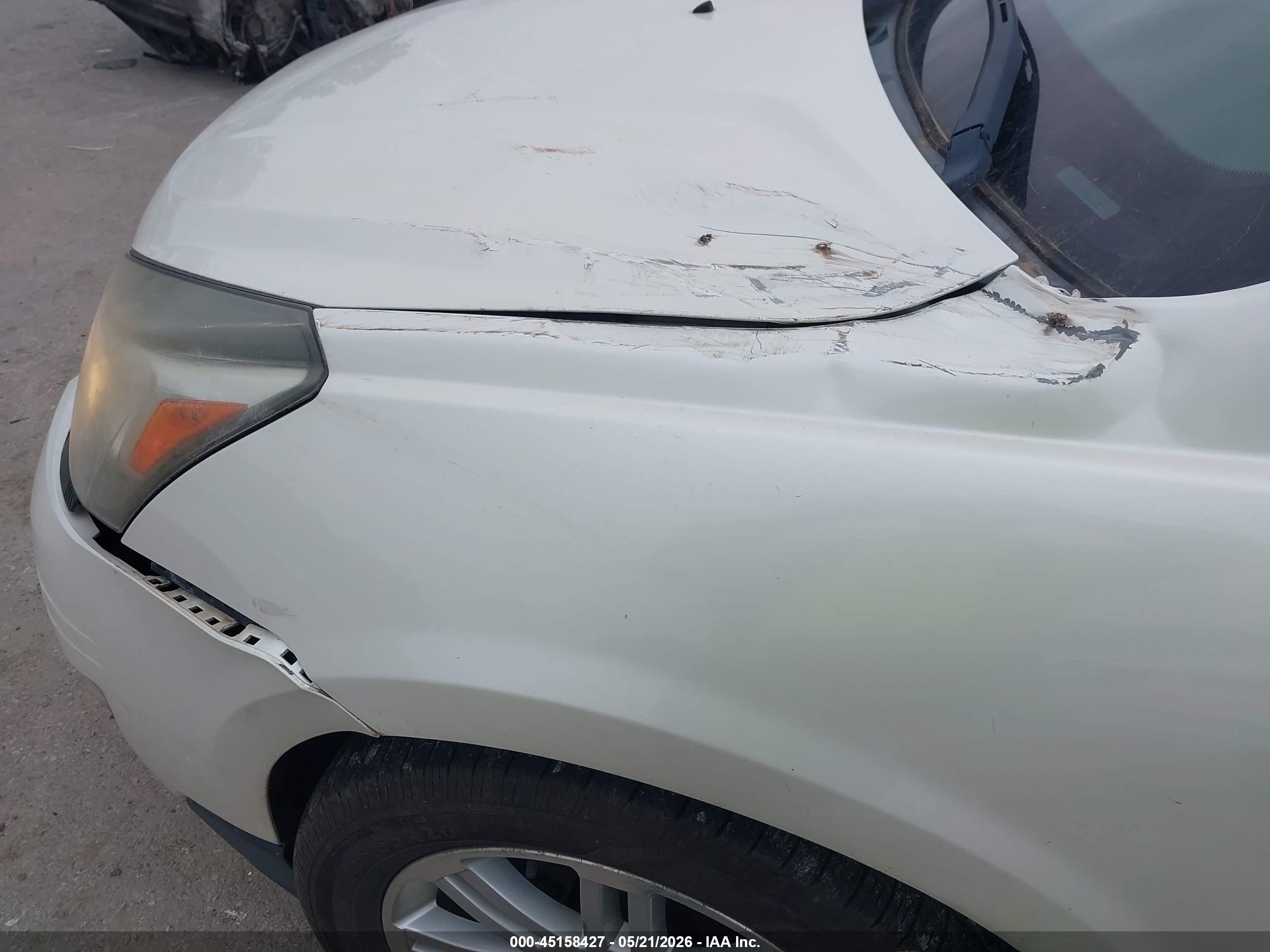 2014 Chevrolet Traverse 1lt White vin: 1GNKVGKD8EJ151616