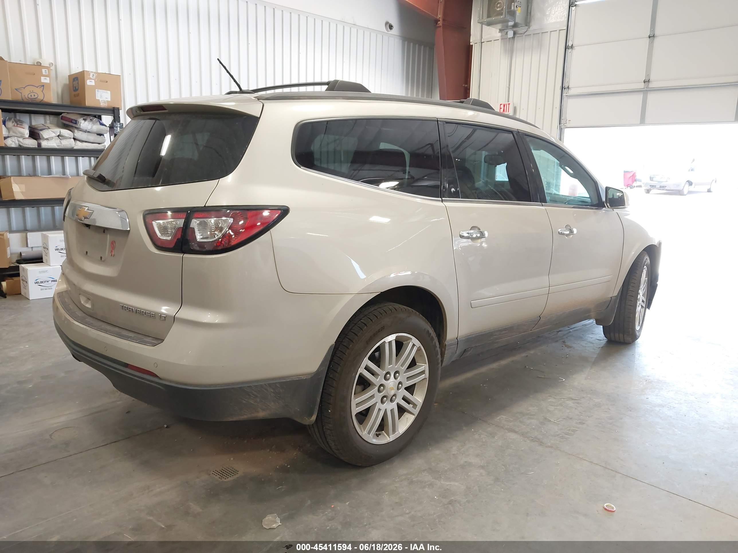 2014 Chevrolet Traverse Lt Champagne vin: 1GNKVGKD8EJ158291